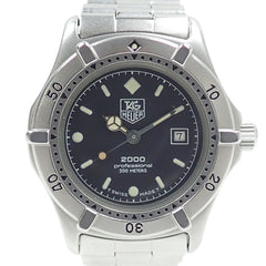 TAG Heuer Professional Boys' Quartz Watch, Stainless Steel, 962.015, Battery-Powered, 2000 Series, Women's/Men's/Unisex — Good