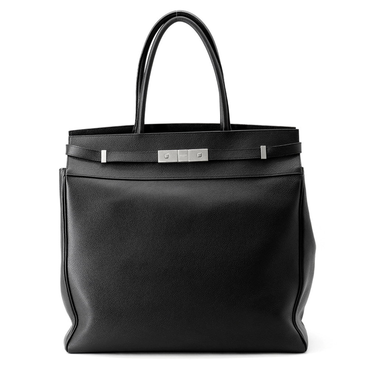 Yves Saint Laurent Saint Laurent Paris Manhattan N S Leather Tote Bag 757302 SAINT LAURENT PARIS Handbag Black — Like New