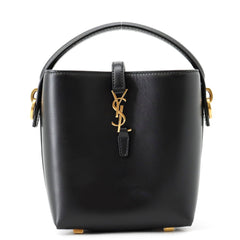 Yves Saint Laurent Saint Laurent Paris Handbag LE 37 Mini Bucket Bag Calf Leather 765870 SAINT LAURENT PARIS Black 2-way — Like New