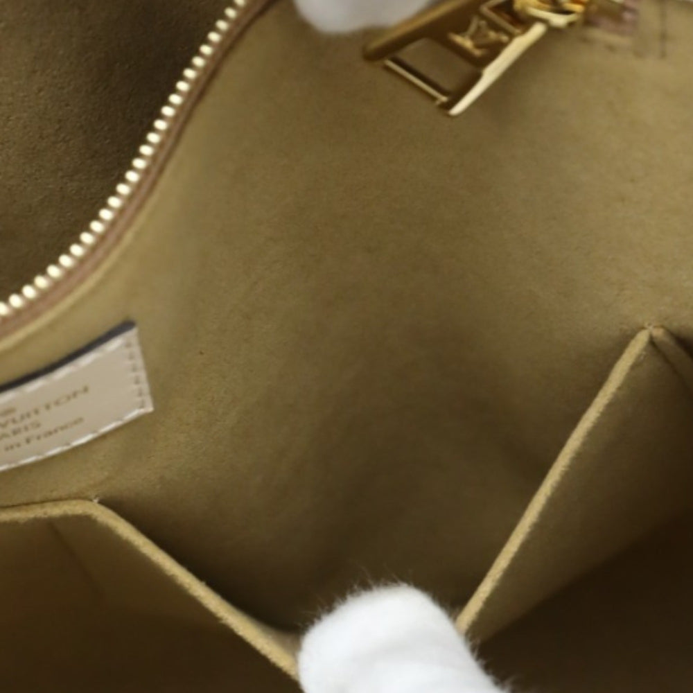 Louis Vuitton LOUIS VUITTON Tote Bag On the Go GM Monogram Shoulder Empreinte M45081 Beige LV — Like New