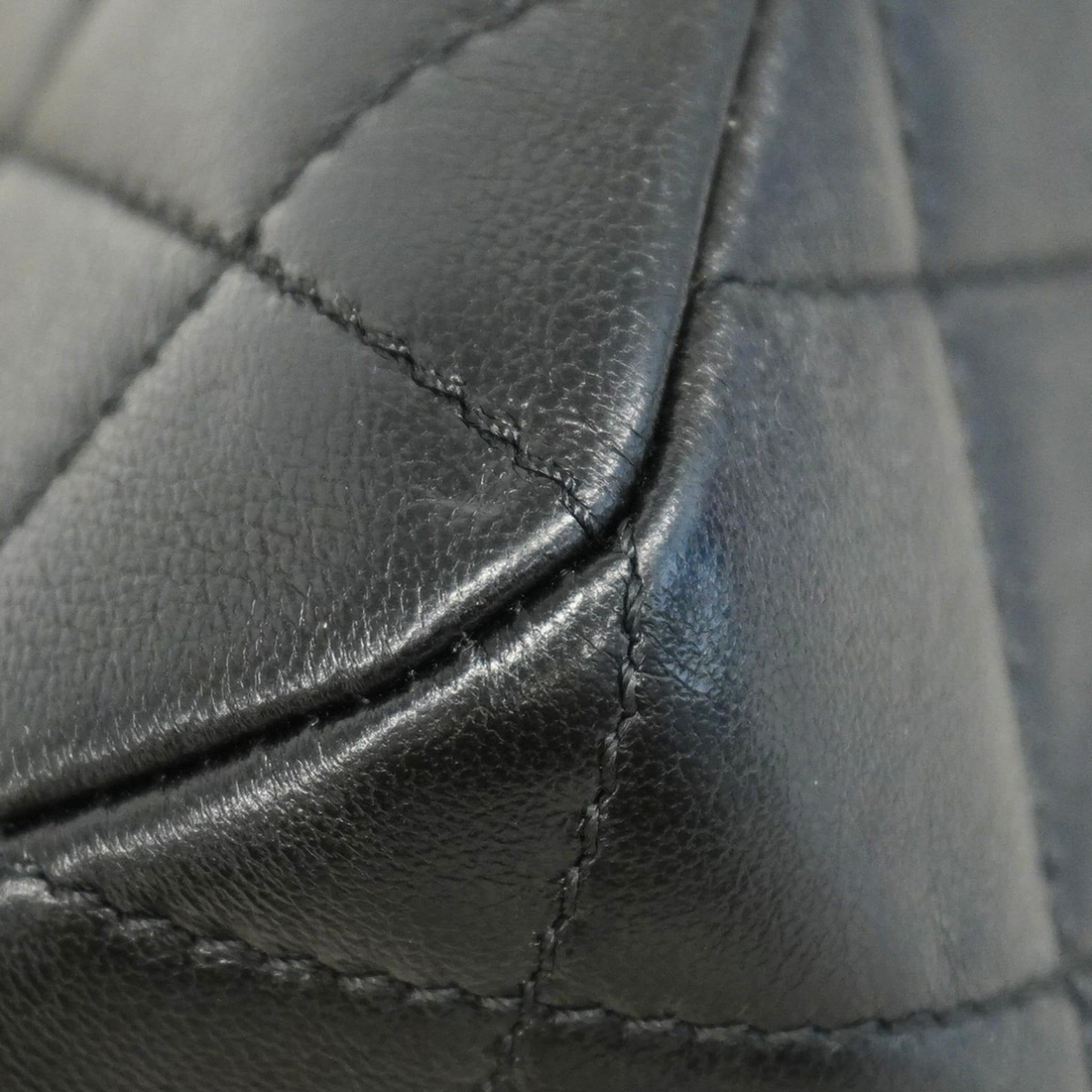 Chanel Matelasse Clutch Bag with Chain Shoulder Strap, Black Leather, 2-Way for Women