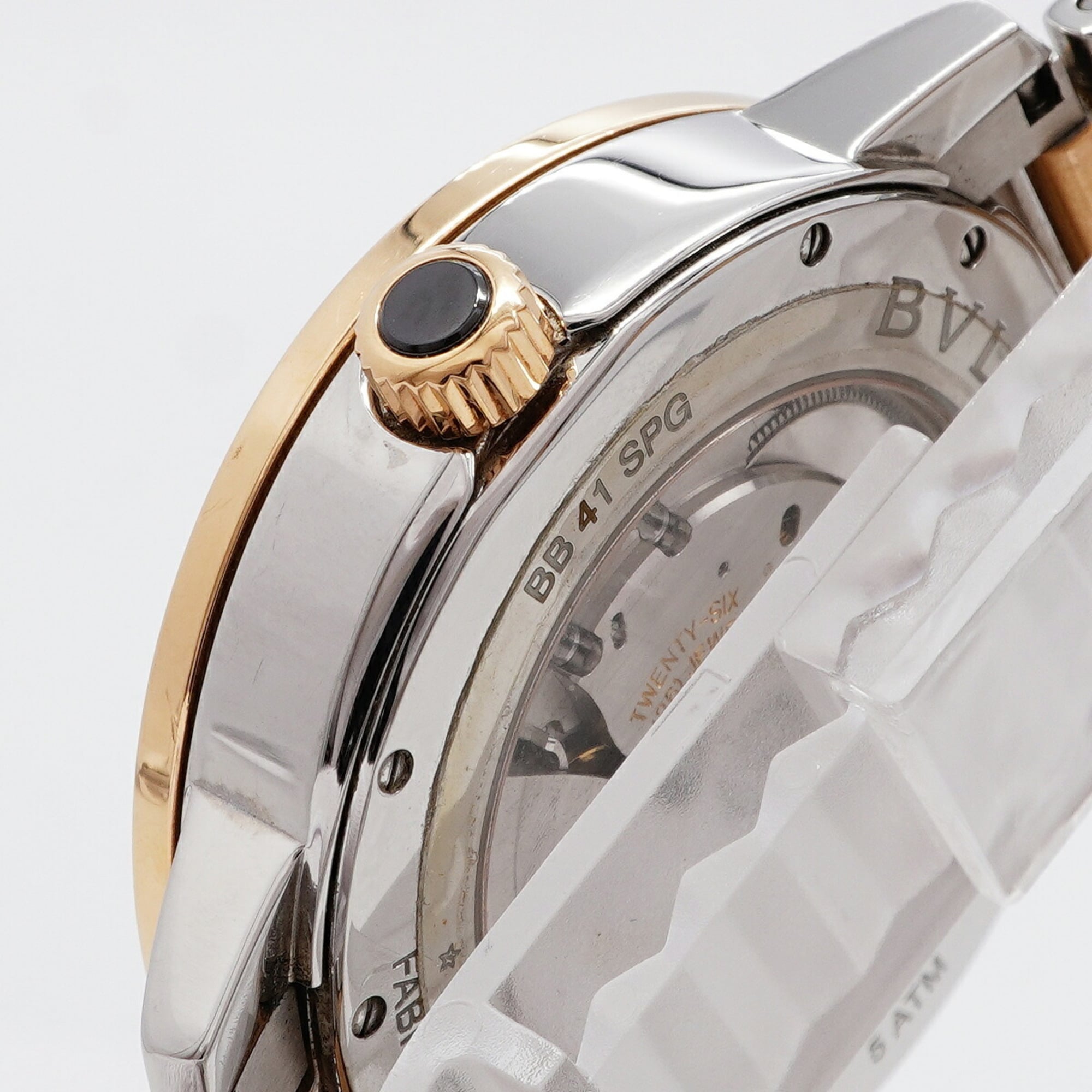 Bvlgari Combination BB41SPG White Dial Men's Watch — Good