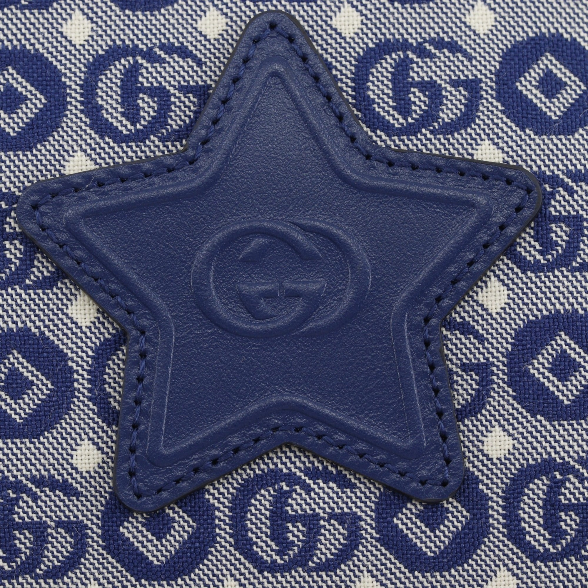Gucci Children's Star Waist Bag GG 502095 Canvas Navy (Women's) — Like New