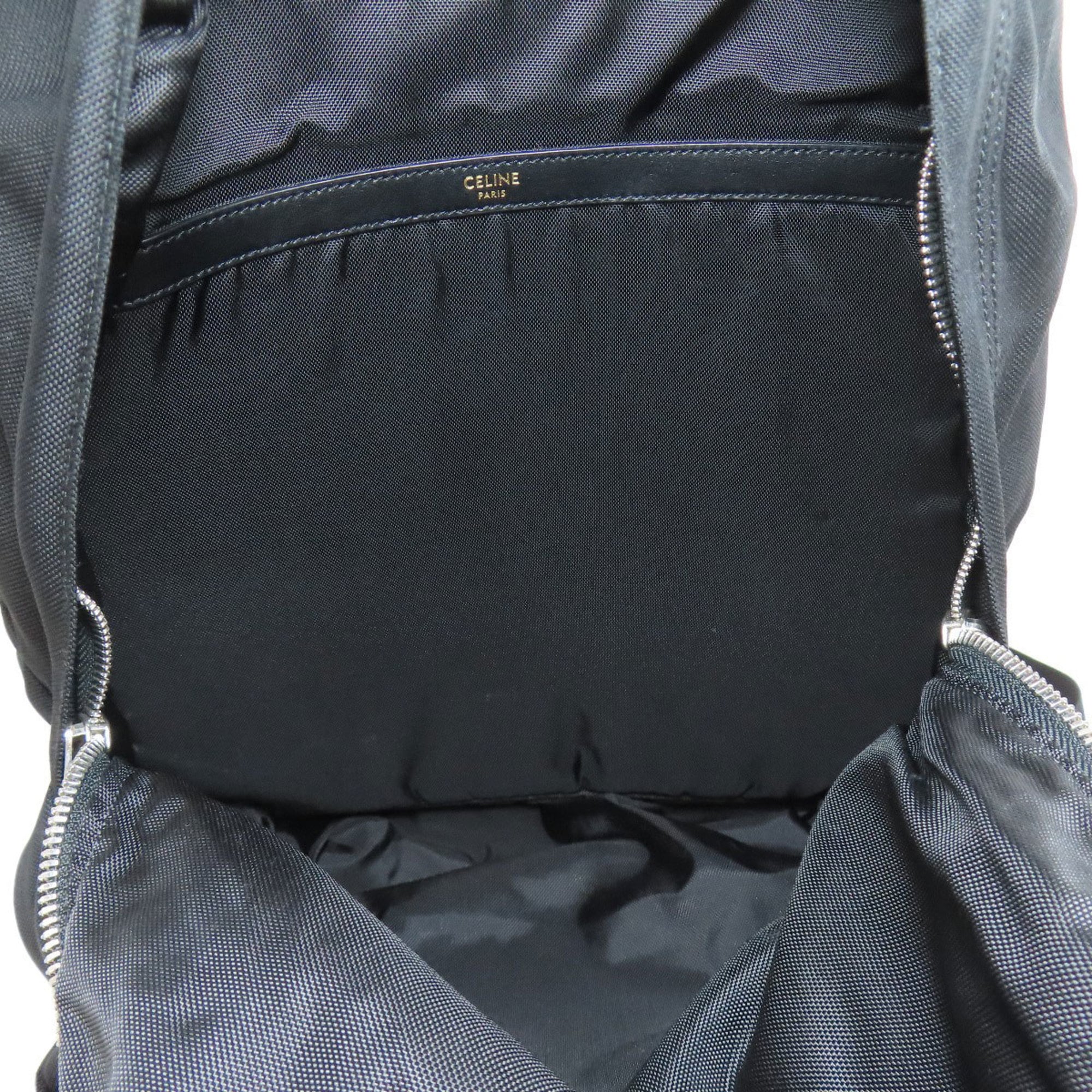 Celine Embroidered Backpack/Daypack Canvas Women's