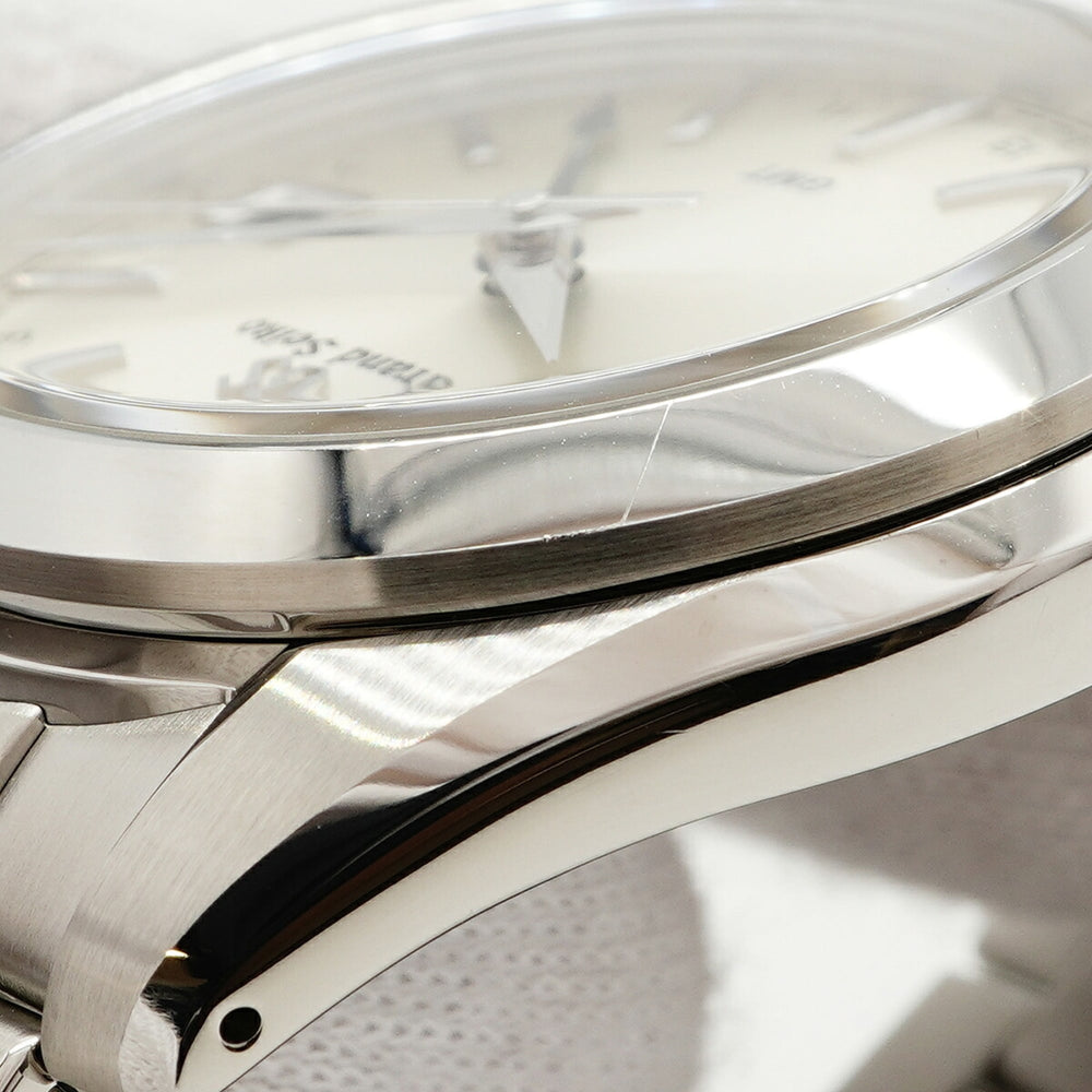 Seiko Grand Heritage Collection GMT SBGN011 9F86-0AF0 Silver Dial Men's Watch — Very Good