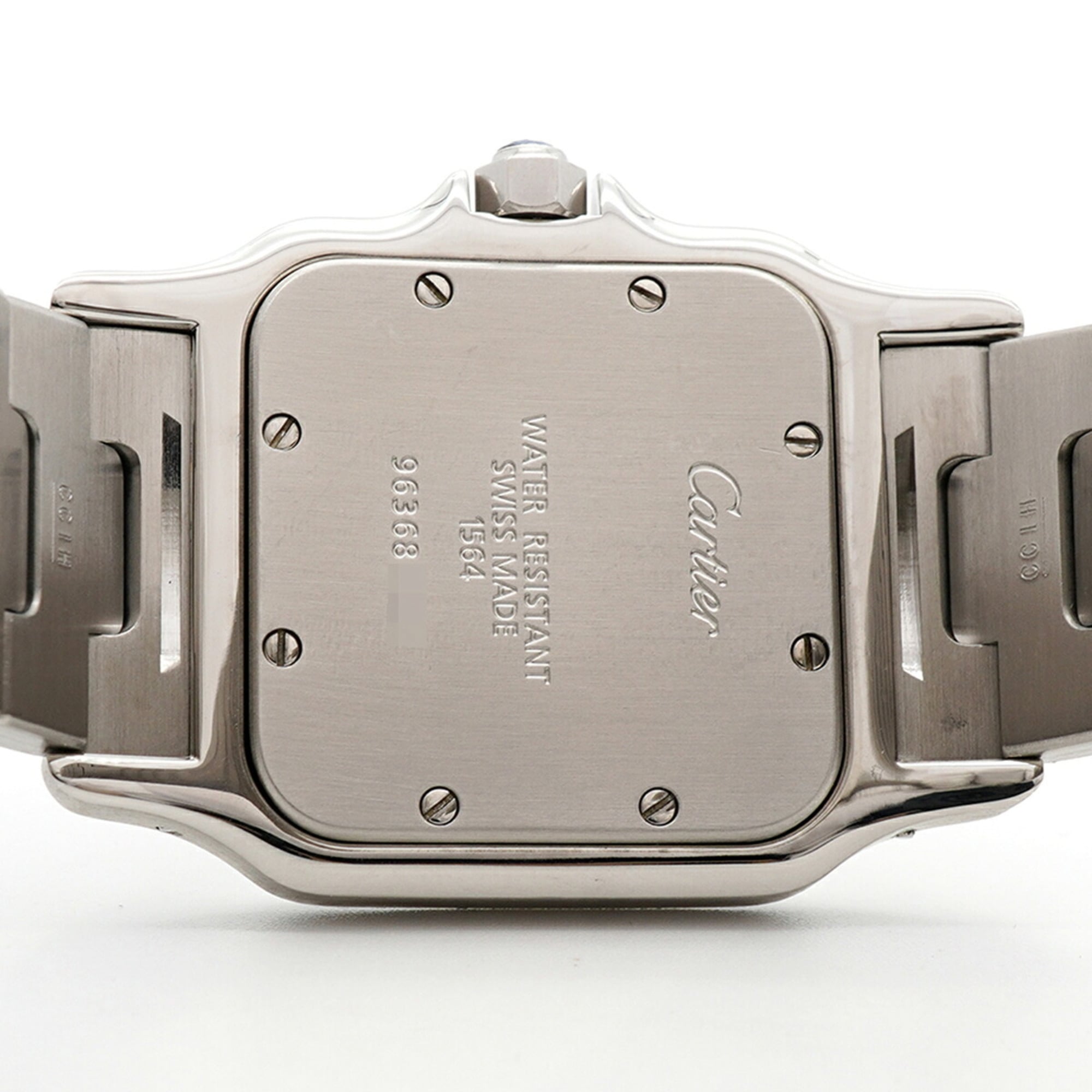 Cartier Santos Galbee LM W20060D6 Ivory Dial Men's Watch — Very Good
