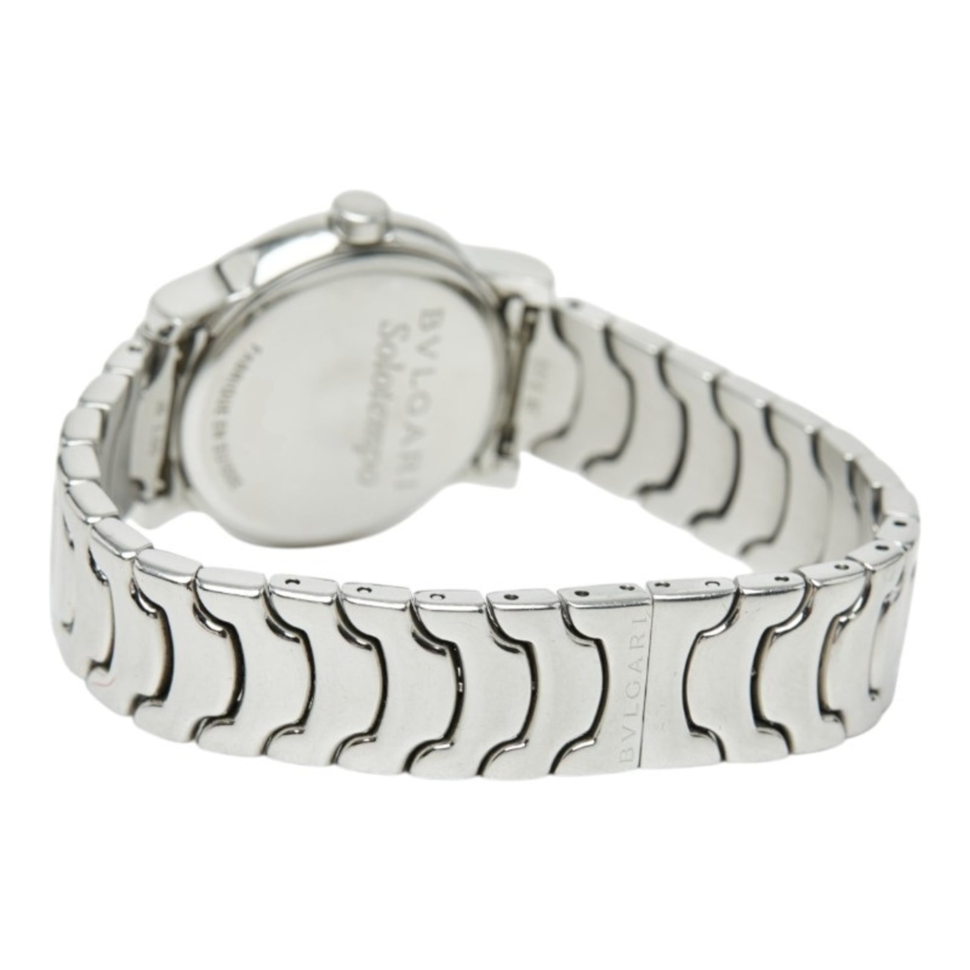 Bulgari Solotempo ST29S Quartz Watch, White Dial, Stainless Steel, Women's, BVLGARI — Good