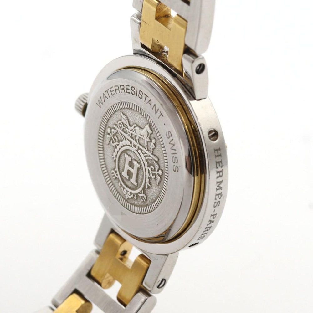 Hermes Clipper Combination SSxGP Quartz Watch — Good
