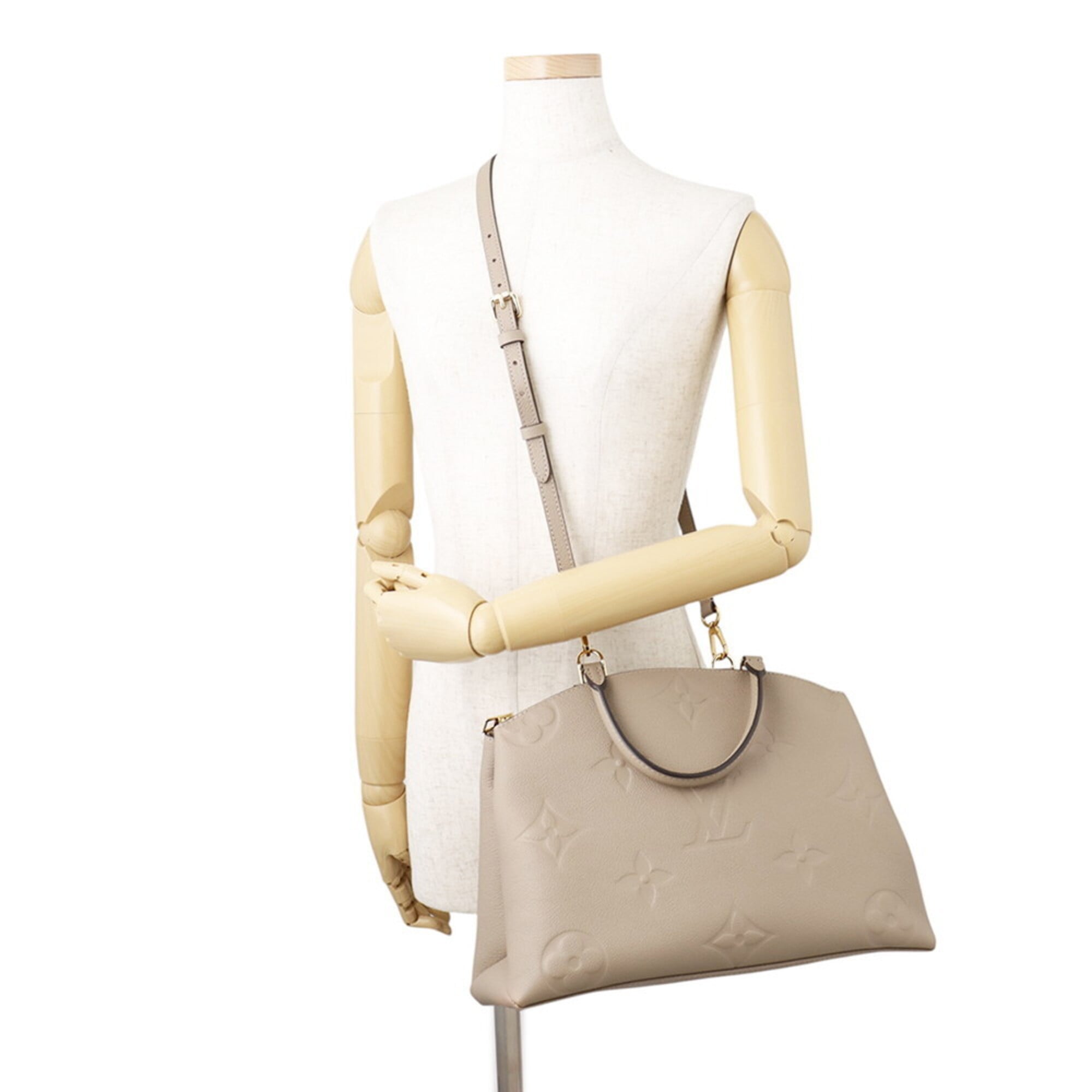 Louis Vuitton Monogram Empreinte Grand Palais MM Handbag M45833 2-way Shoulder Bag Damier for Women LOUIS VUITTON — Like New