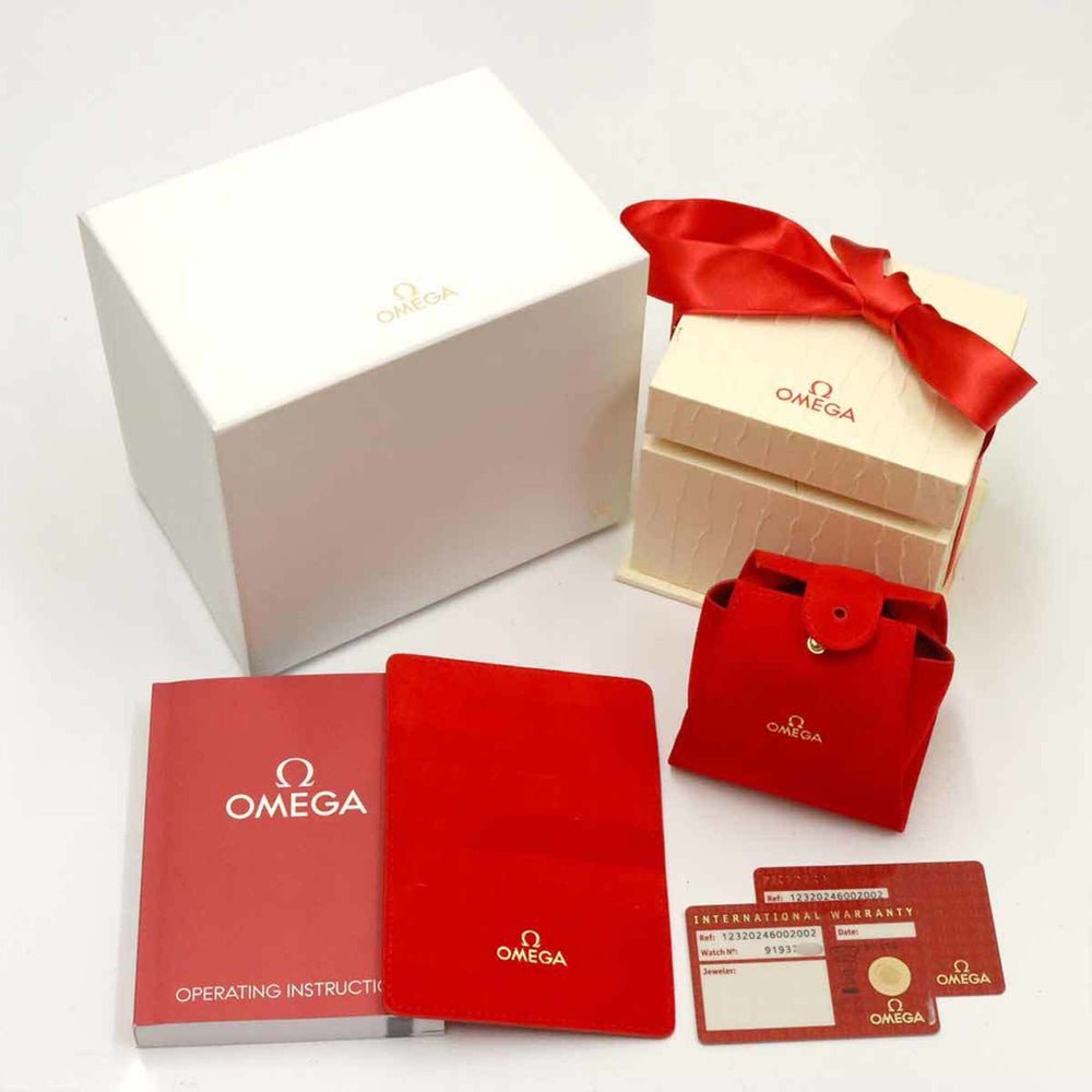 Omega Constellation Brushed Two-Tone 123 20 24 60 02 002 Women's Watch Silver 18K Yellow Gold Quartz — Very Good