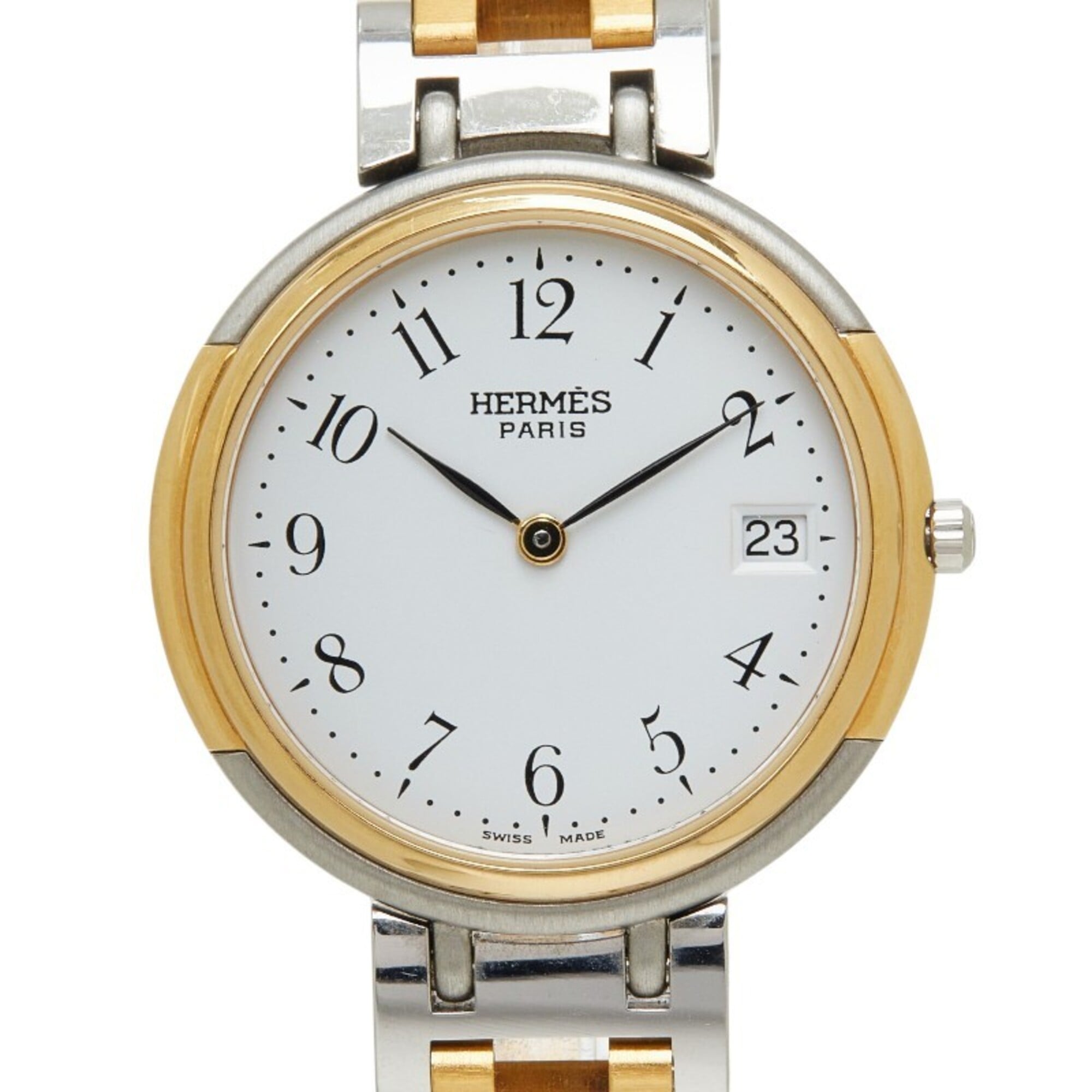 Hermes Windsor Watch 62.03 Quartz White Dial Stainless Steel Women's HERMES — Good