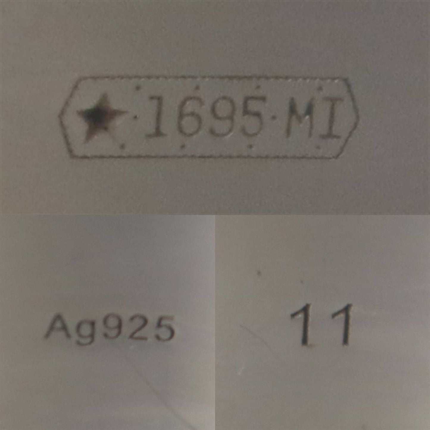 GUCCI Gucci Ring Sv925 with box, size 11 (10)