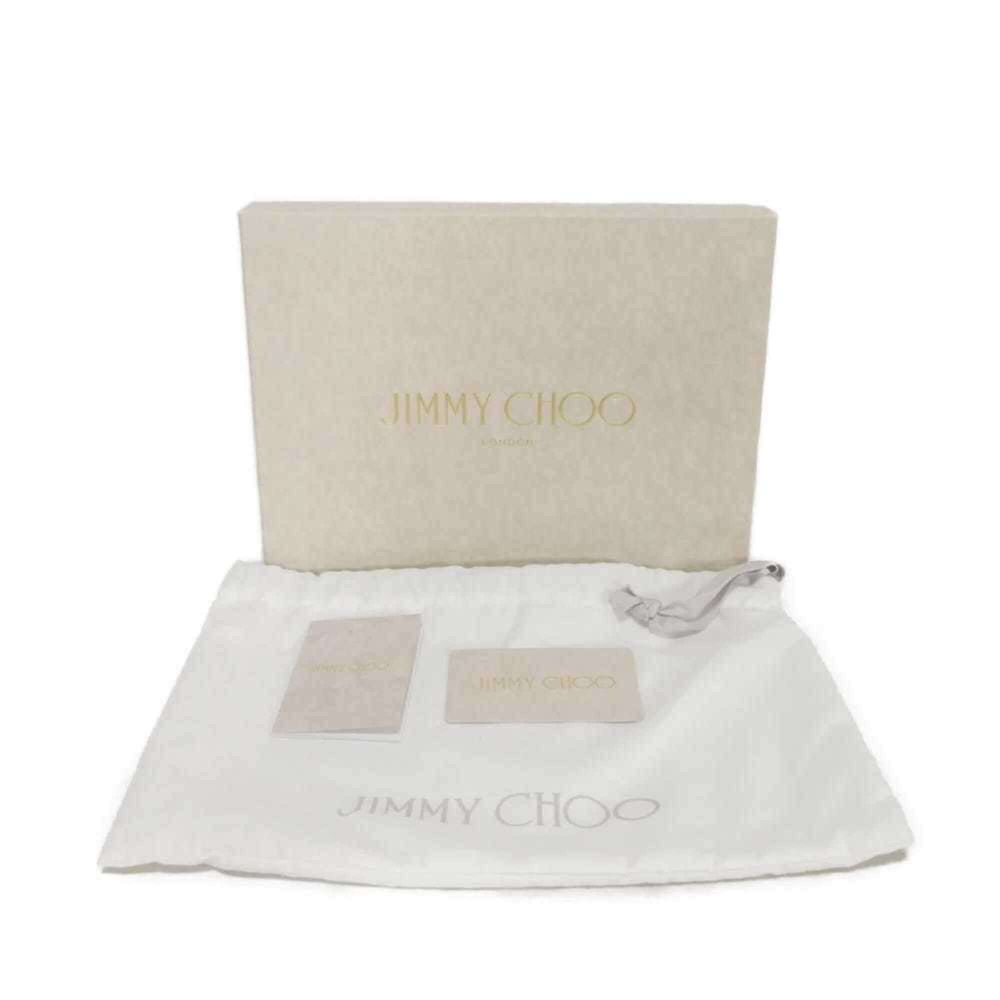 Jimmy Choo JIMMY CHOO Shoulder Bag Varenne Chain New Logo Snake 2WAY Clutch JC Green 202VARENNE Men's Women's — New - Store Return