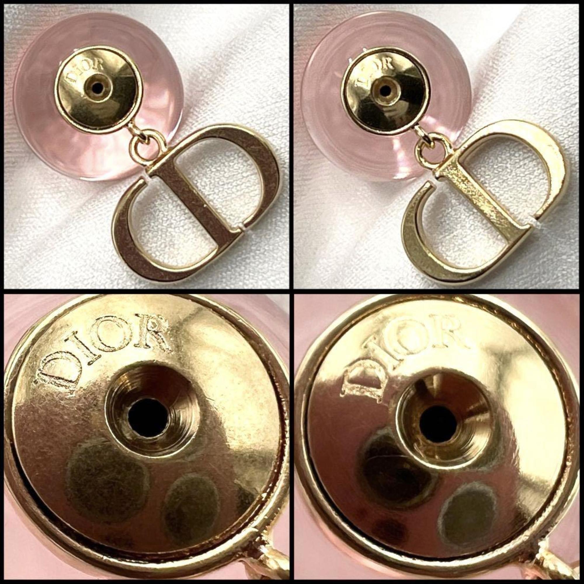 Christian Dior Women's Tribal Earrings DIOR Pink — Like New