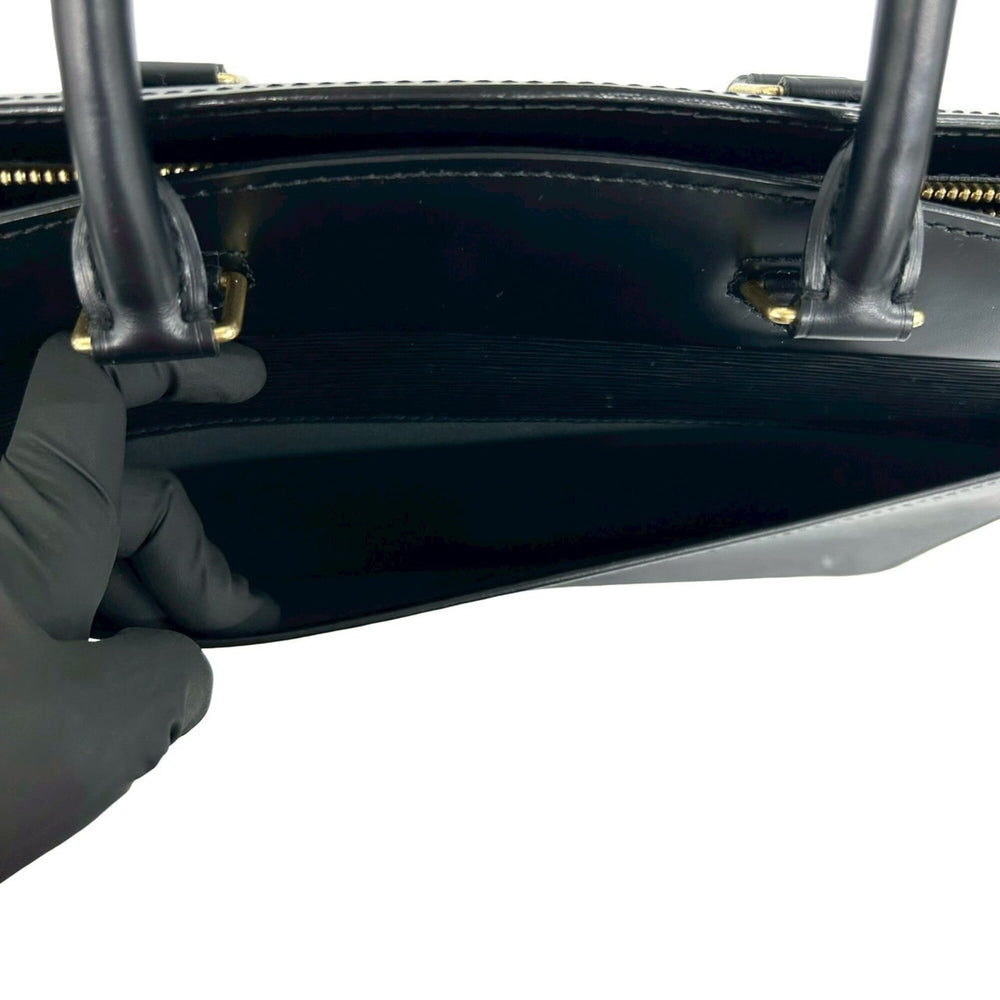 LOUIS VUITTON Louis Vuitton Riviera Epi Leather Genuine Handbag Tote Bag Business Noir 474-3 — Like New