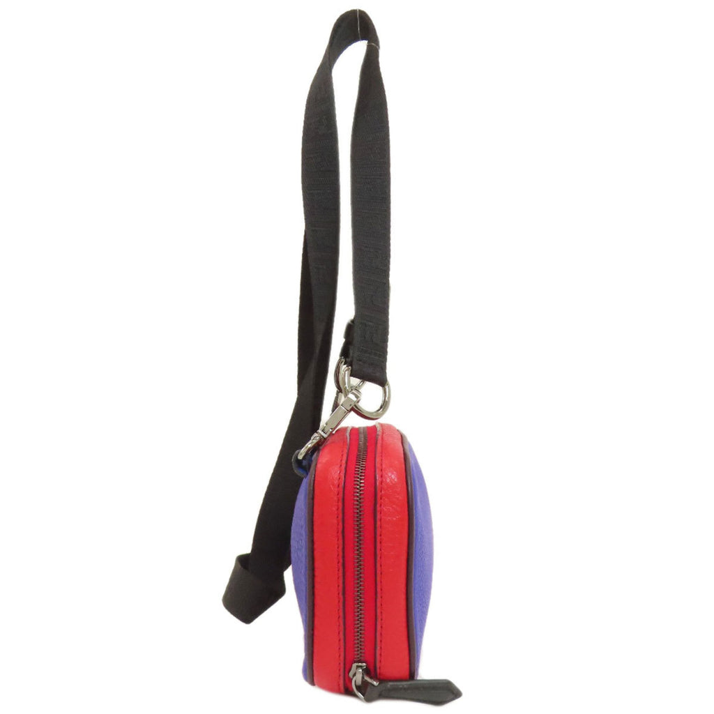 Fendi logo shoulder bag leather women's FENDI