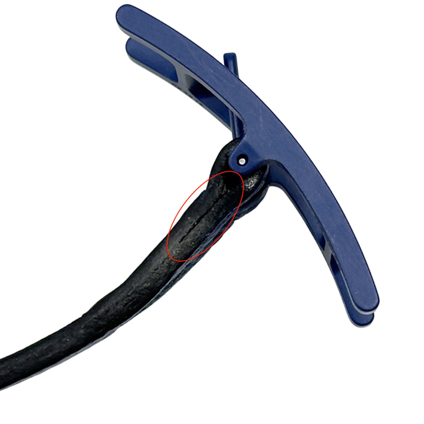 Hermes Hermès B-Api Double Tour Bracelet for Men and Women, Blue Navy Leather, Reversible, Casual, T-Stamped