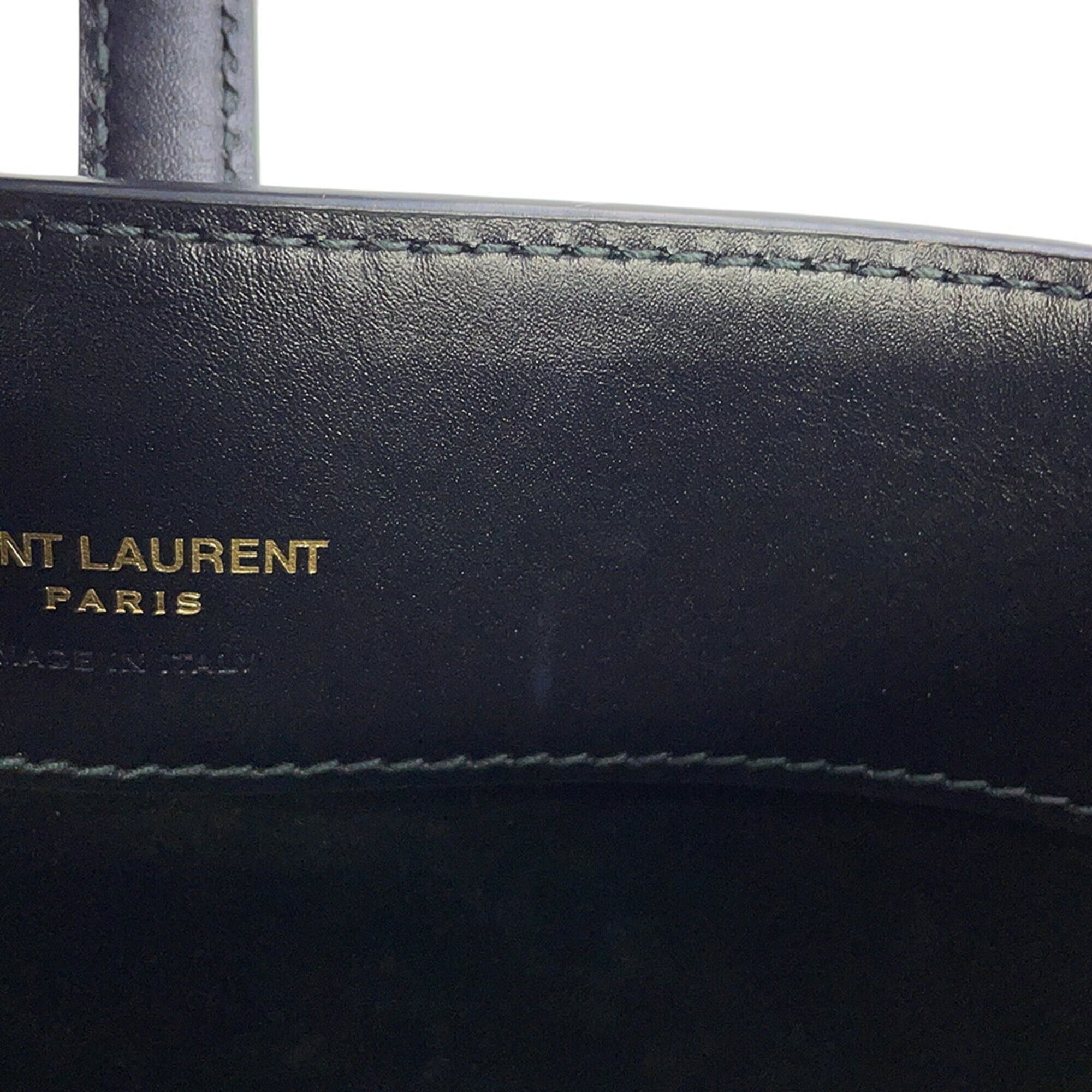 Yves Saint Laurent Saint Laurent Paris Handbag LE 37 Mini Bucket Bag Calf Leather 765870 SAINT LAURENT PARIS Black 2-way — Like New