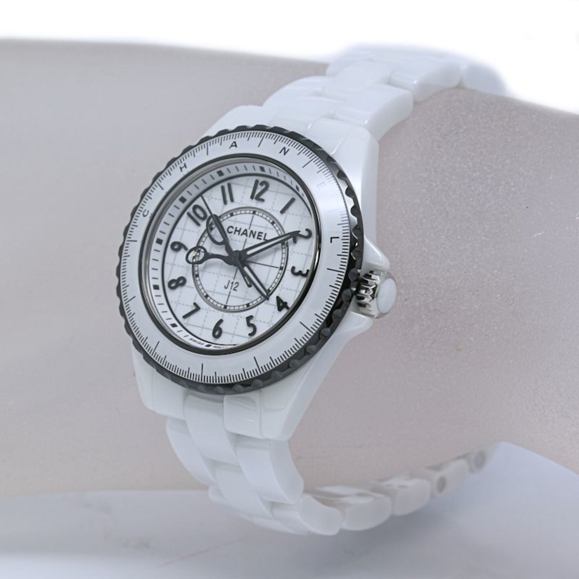 CHANEL J12 Couture H9763 Women's Watch, White Ceramic x Stainless Steel, 40446 — New - Store Return