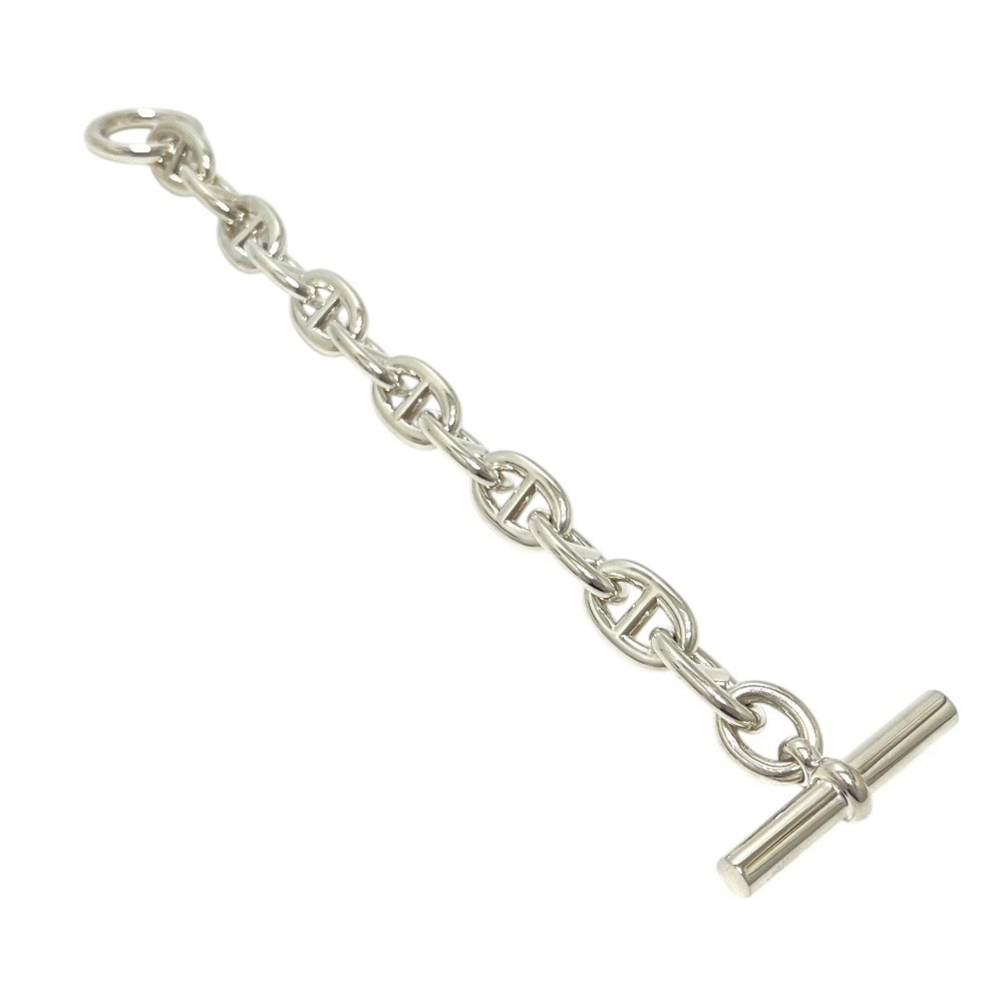 HERMES H101995B Chaine d'Ancre TGM 12-link bracelet SV925 men's silver — New