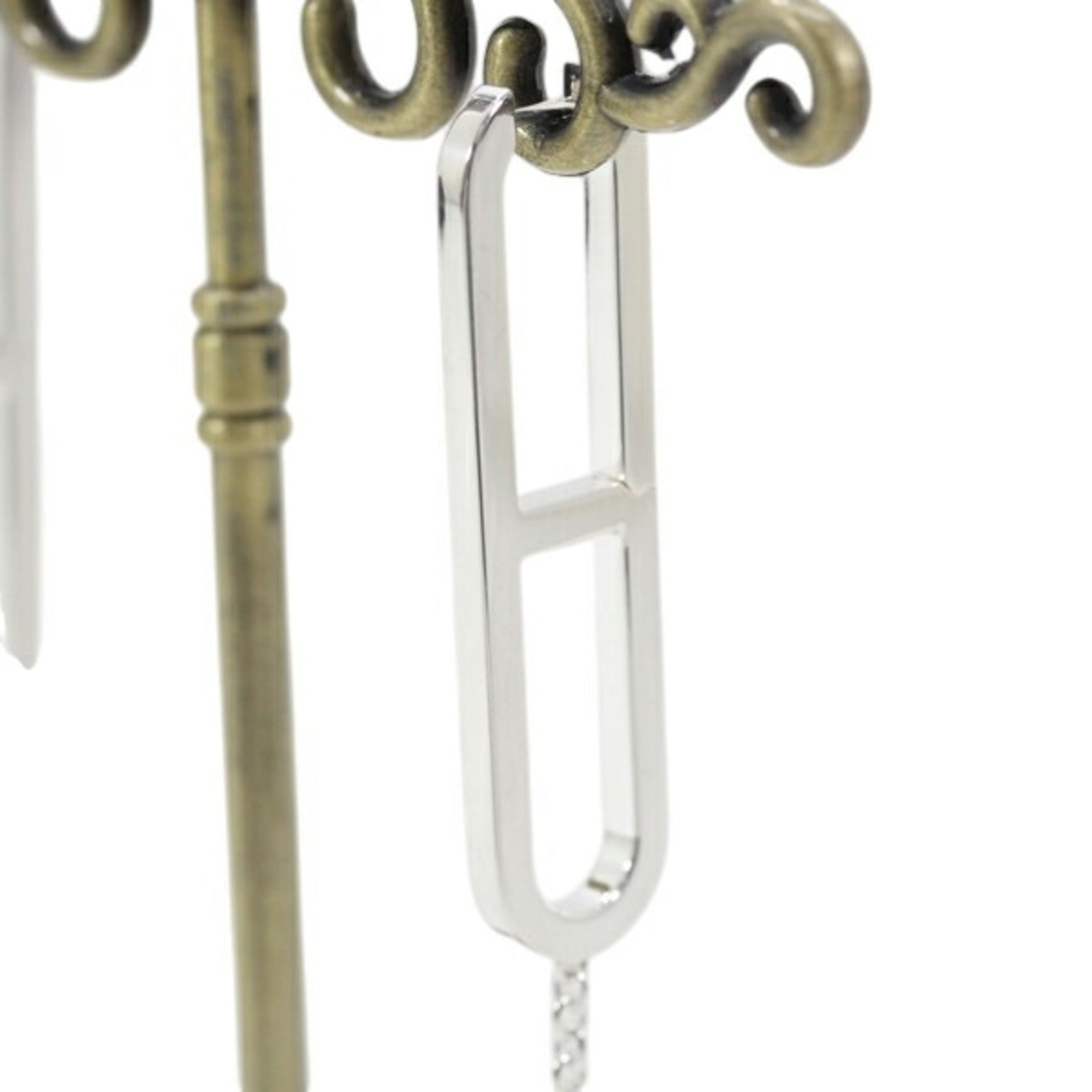 HERMES Ever Chaine d'Ancre Earrings for Women, Ag925, MO1036 — Like New