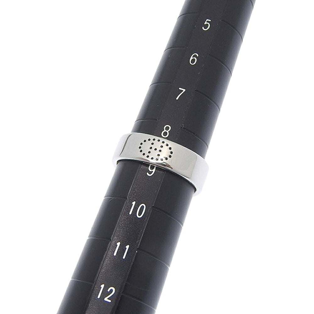 Hermes Eclipse Ring, approximately 6.3g, K18WG White Gold, Au750 stamped, size #49 (approximately US 8.5) — Like New
