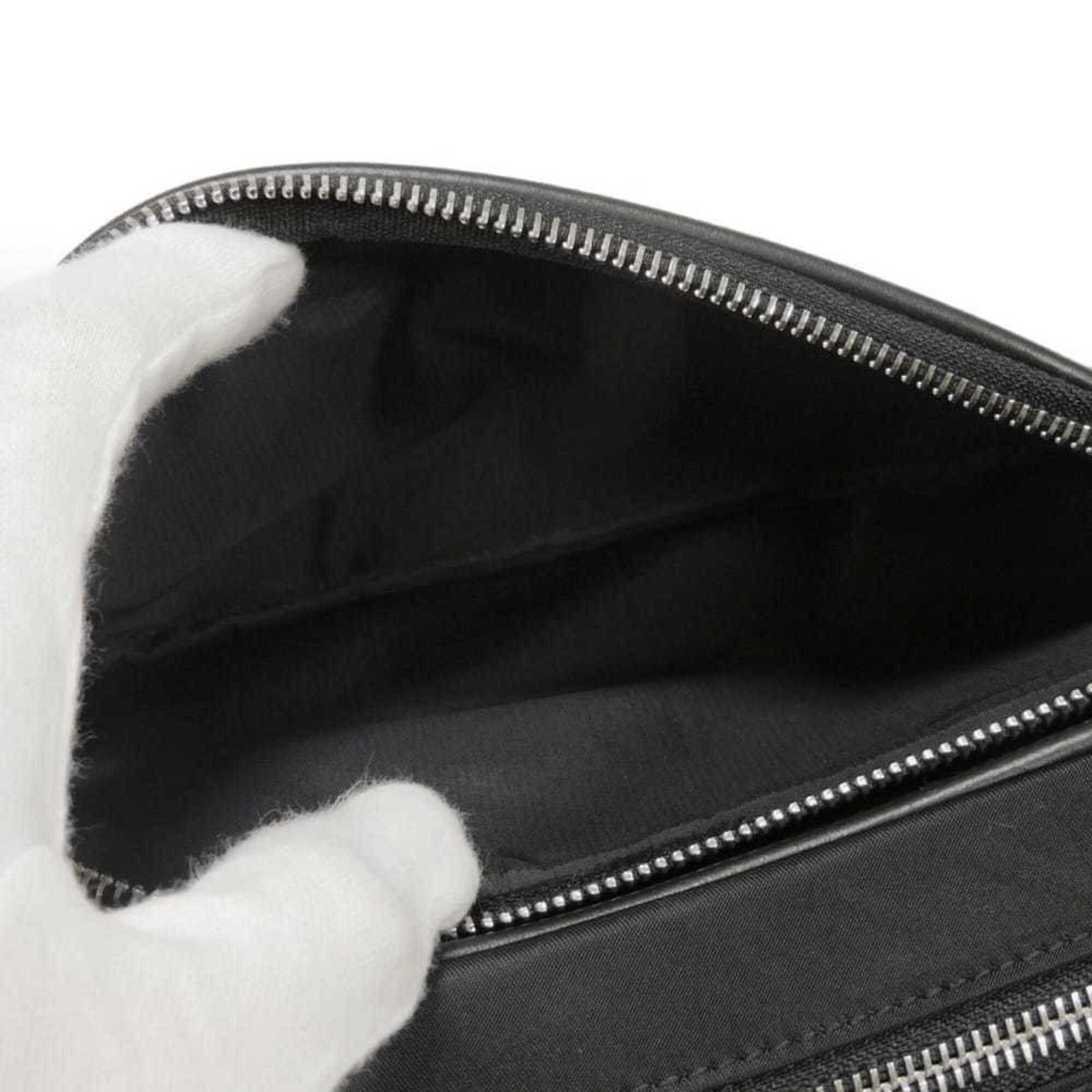 Burberry Paddy Logo Crossbody Shoulder Bag, Cotton Calfskin, Rubber Embossed Nylon, Black, 8049094, Men's — New - Store Return