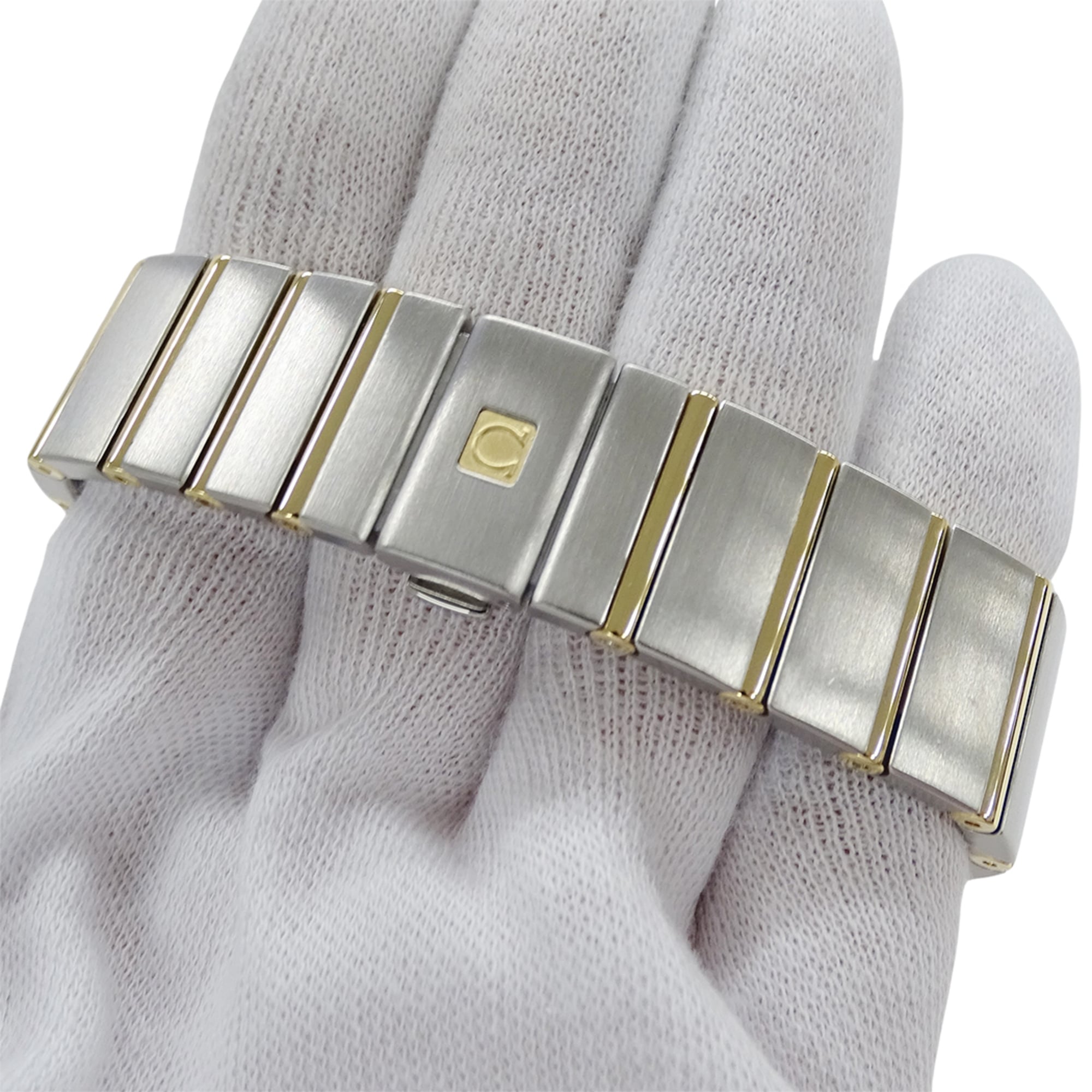 Omega Constellation 123.20.38.21.52.002 Men's Watch, Brand Name, 11P Diamonds, Co-Axial Movement, Date, Automatic Winding, Stainless Steel (SS) and Gold (YG) Combination — Good