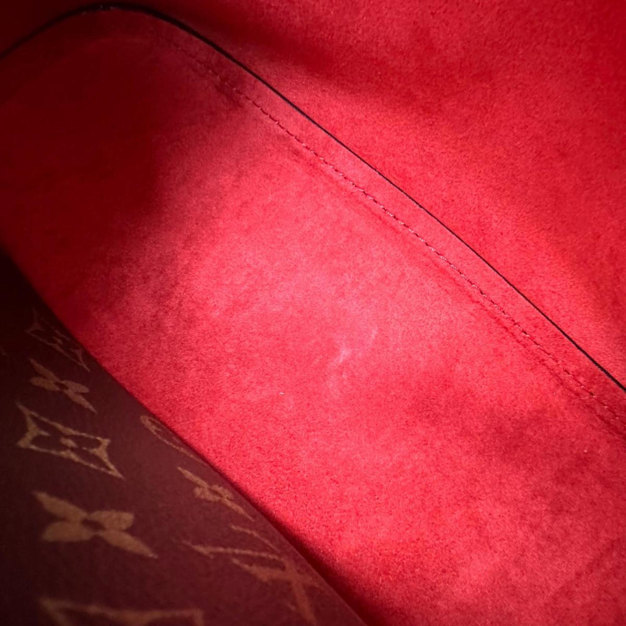 Louis Vuitton Coquelicot Shoulder Bag, 2-Way Monogram NeoNoe Canvas, M44021 — Like New