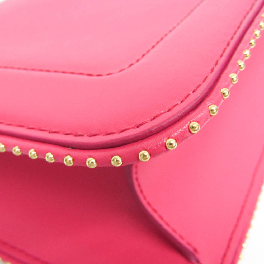 Salvatore Ferragamo Vara FZ-21 O001 Women's Leather Shoulder Bag Pink — Like New