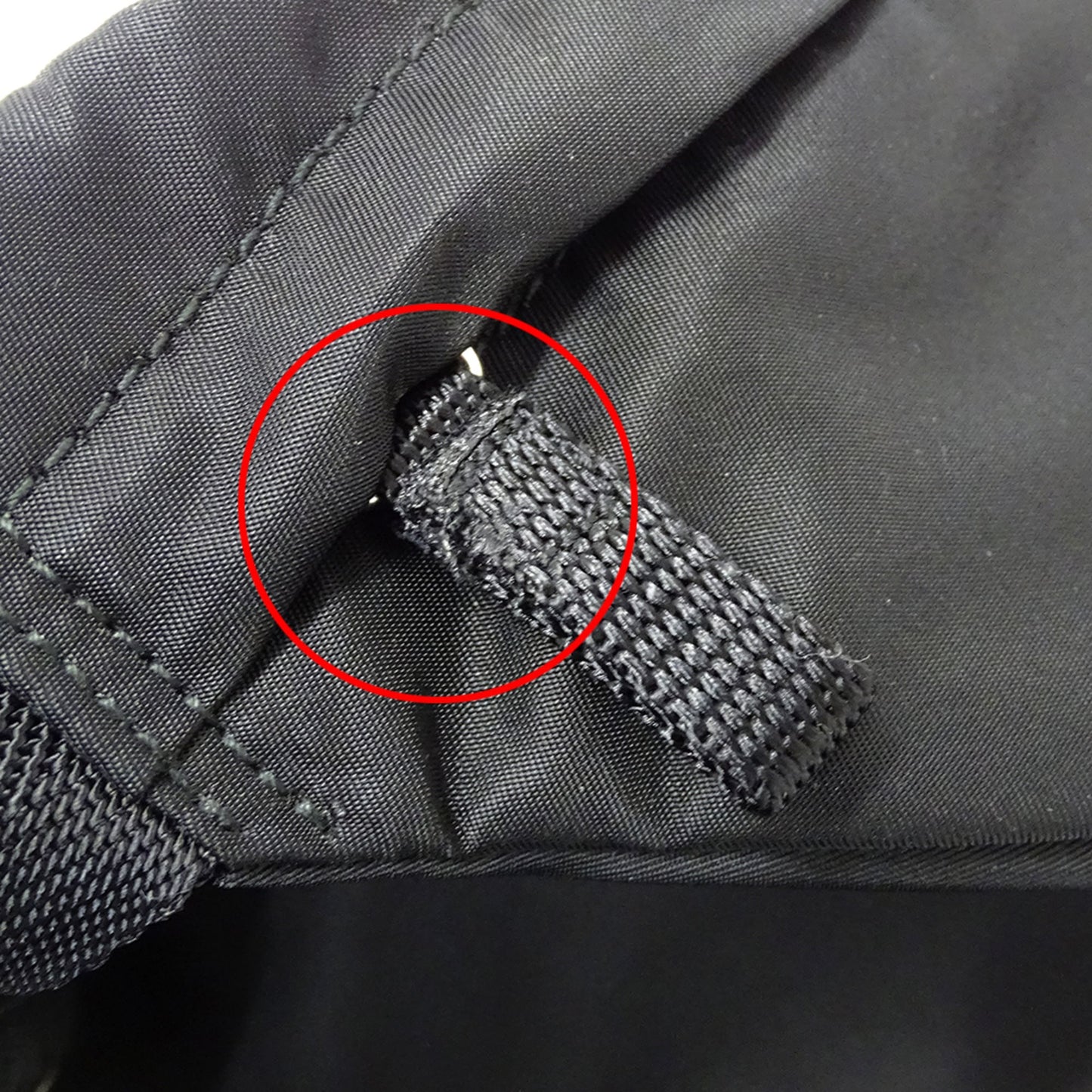 Prada PRADA bag for men and women, branded body bag/waist bag, nylon, black, 2VL056, black logo