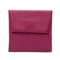 Hermès Bastia Wallet/Coin Purse Rose Purple Chevre Women's HERMES