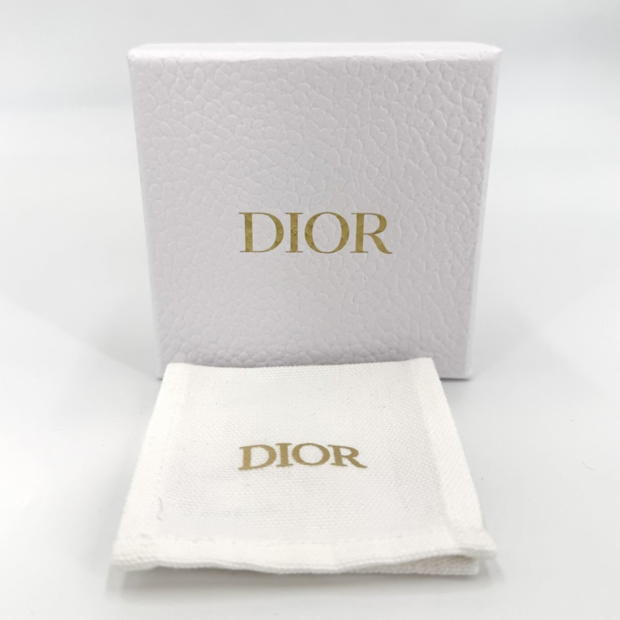 Christian Dior Dior Clair D Lune Double Strand Bracelet for Women, Heart Design, Adjustable, Rhinestone, Pink Gold, Approx. 4.0g — Like New