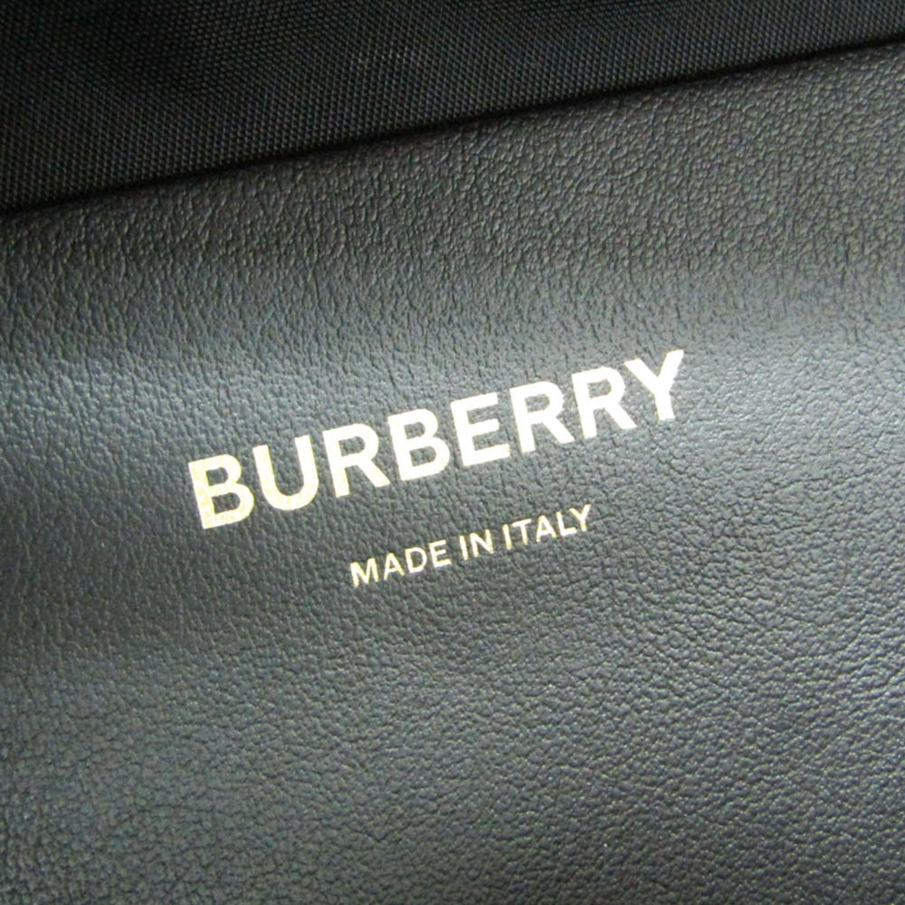 Burberry TB Monogram 8011616 Men,Women Nylon,Leather Fanny Pack,Sling Bag Beige,Black — Like New