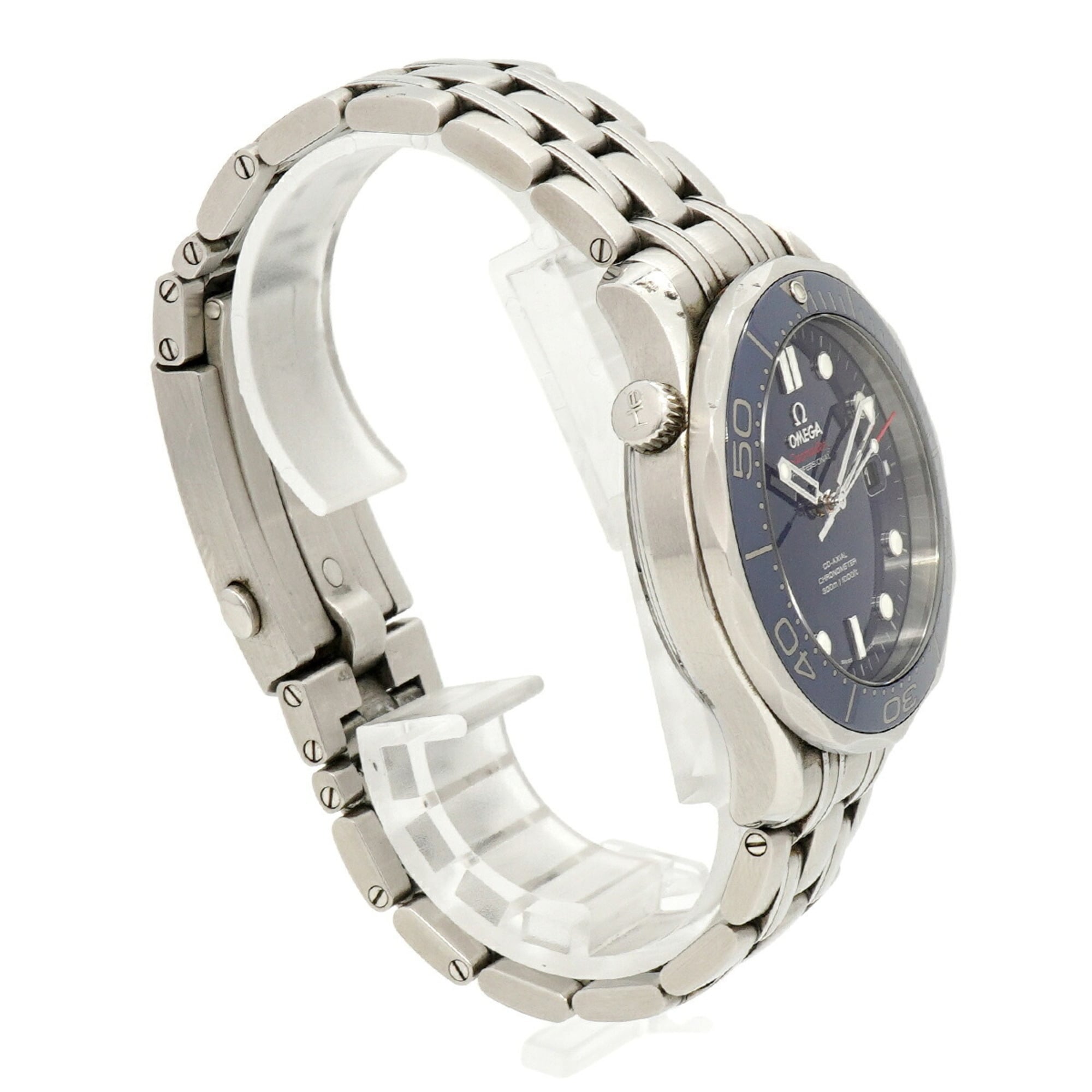 Omega Seamaster 300 Co-Axial 212.30.41.20.03.001 Blue Dial Men's Watch — Good