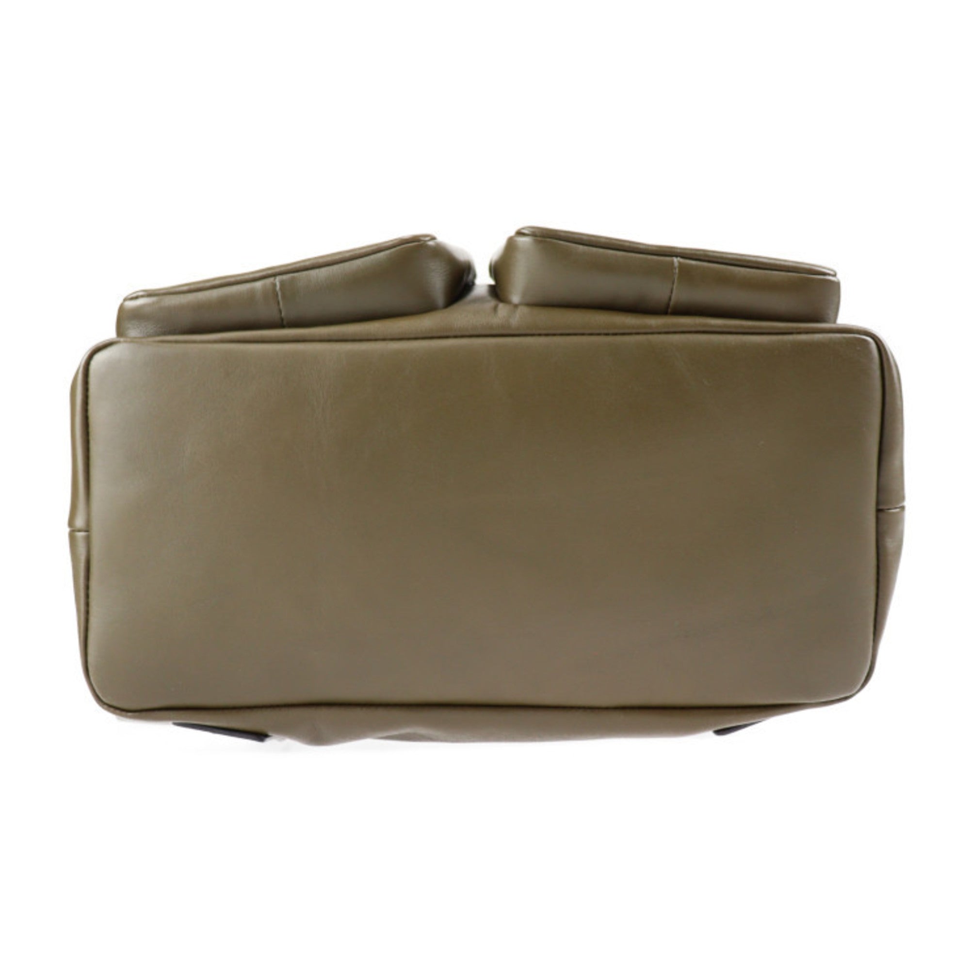 JIMMY CHOO LENNOX Rucksack/Daypack Leather Olive Silver Hardware Backpack Star Studs