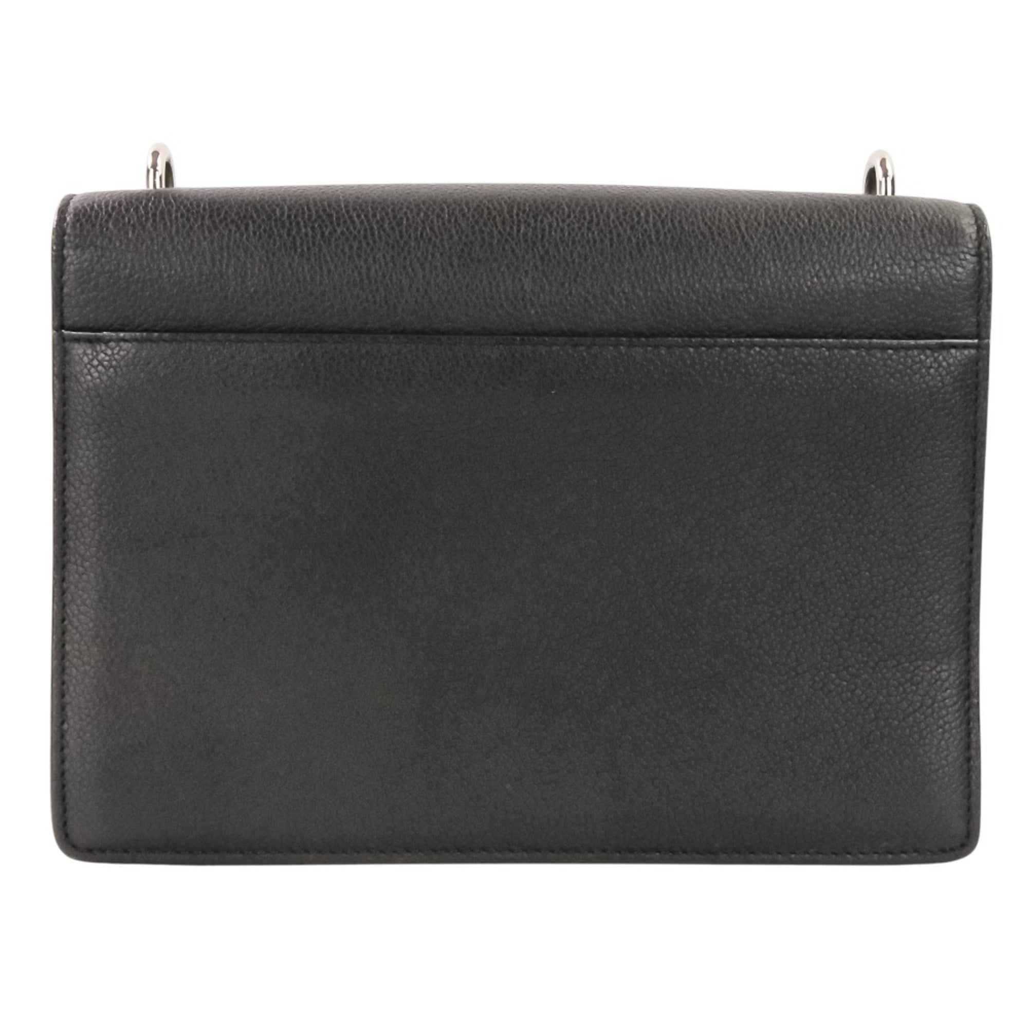 Yves Saint Laurent SAINT LAURENT PARIS Sunset Cassandra Flap Leather Shoulder Bag in Black for Women — Like New