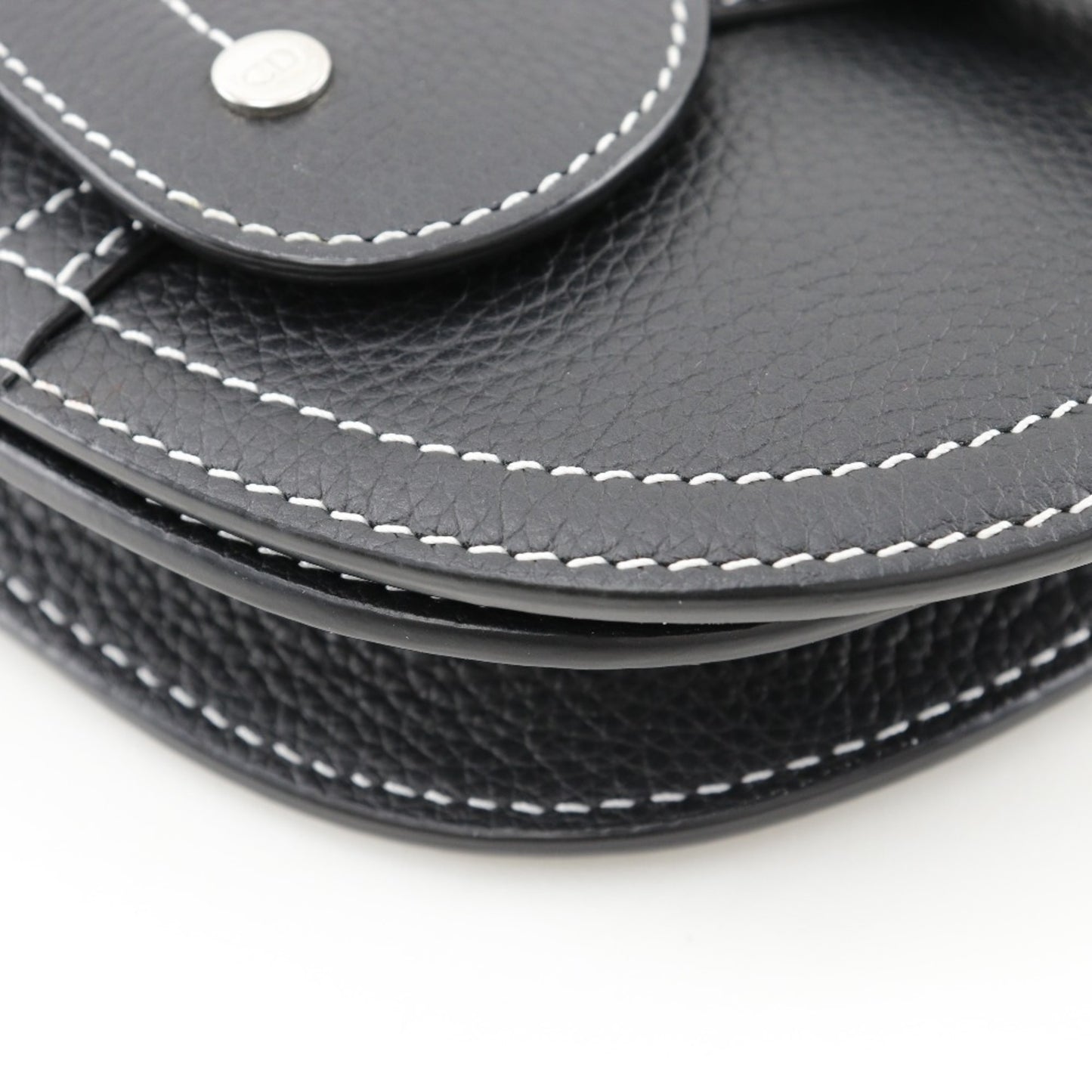 Dior Saddle Body Bag Calf Black Men's