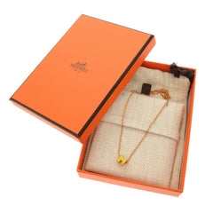 Like new Hermes Mini Pop H Yellow Rose Necklace 1027 HERMES — Like New
