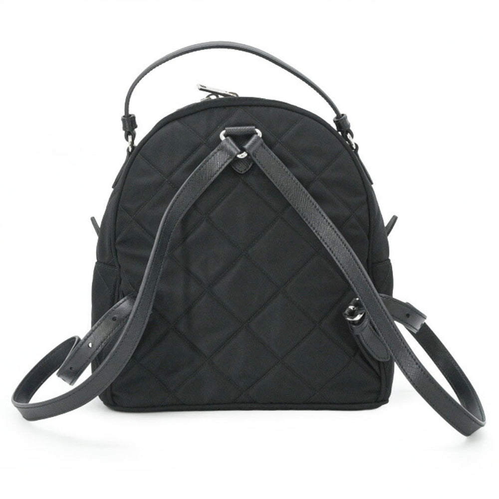 PRADA Triangle Backpack for Women, Black, 1BZ066 — Like New