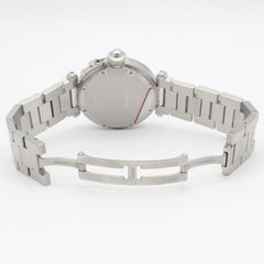 Cartier Pasha C Boys' Watch, Stainless Steel, White, W31074M7 — Very Good