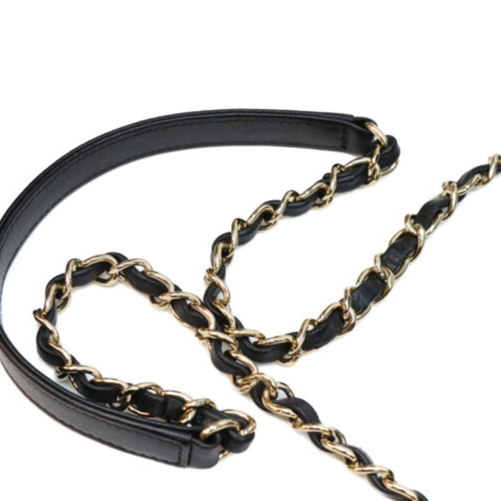 CHANEL A69923 Black Lambskin Gold Hardware Trendy CC Large 2-Way Shoulder Bag (Women's) — Like New