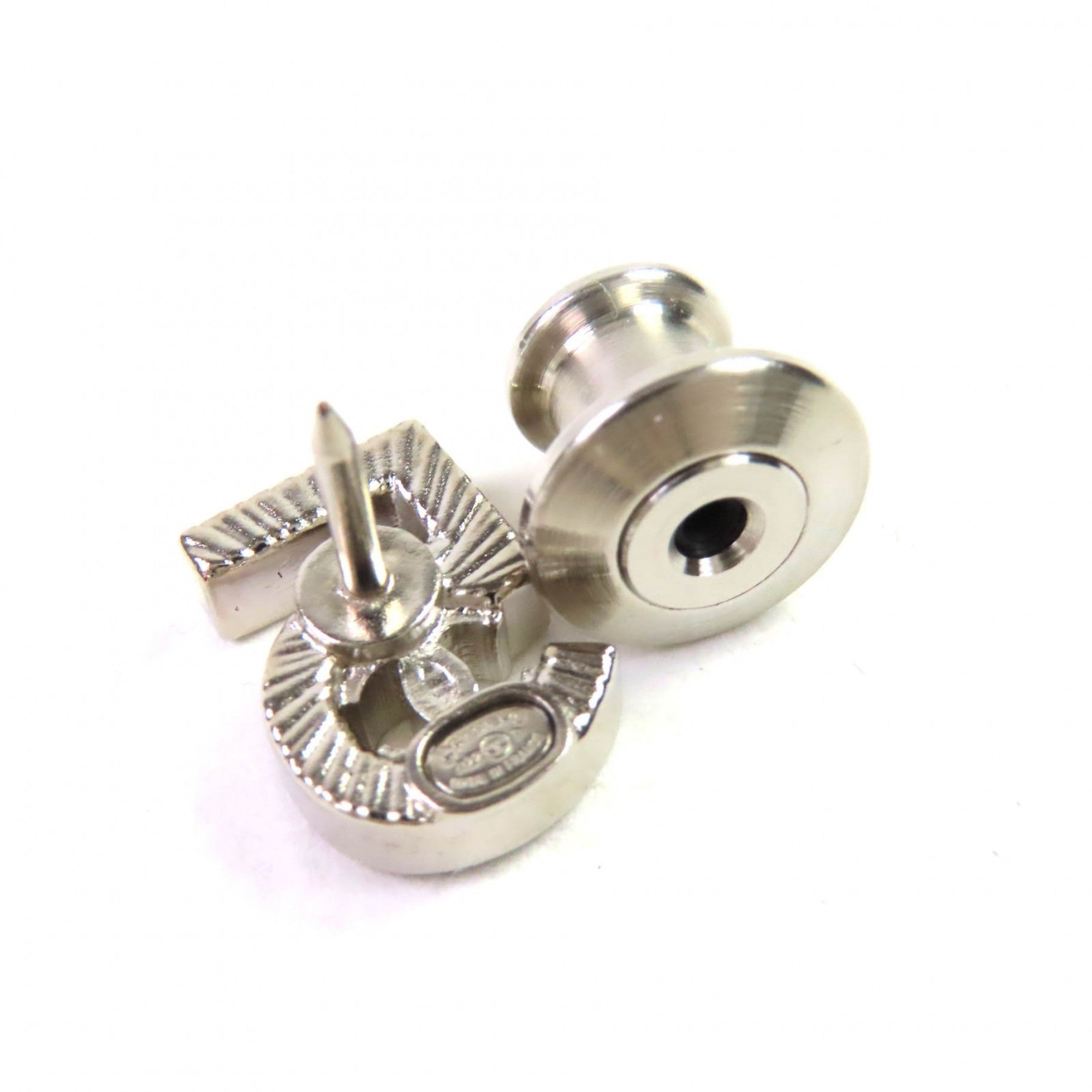CHANEL A22P Coco Mark Icon Rhinestone No. 5 Clover Bottle Pins/Brooch Set of 3, Silver, with Box, Made in France, Women's — Like New