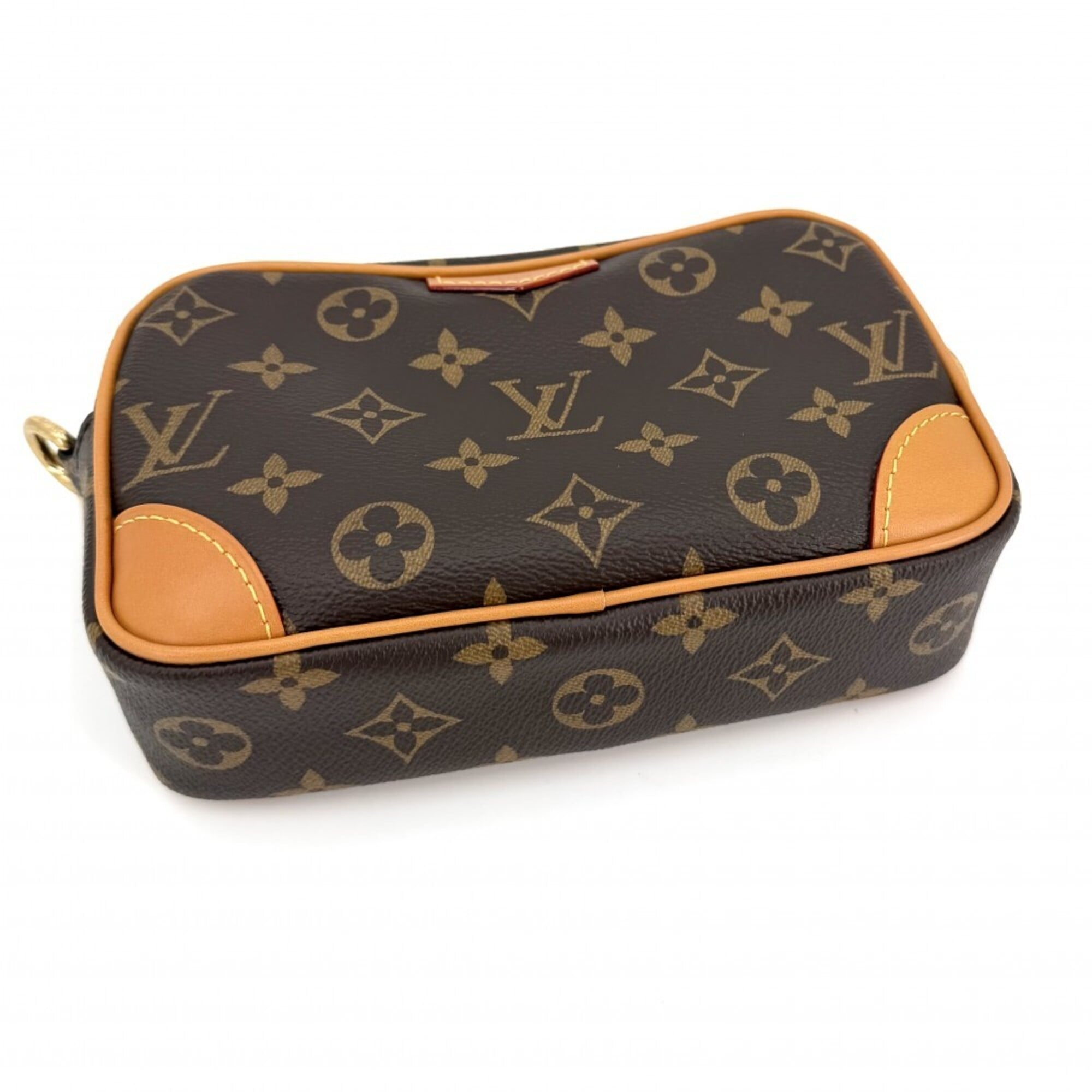 Louis Vuitton Men's Monogram Archive Trocadero Wearable Wallet Shoulder Bag, M14058, Brown, Gold Hardware — Like New