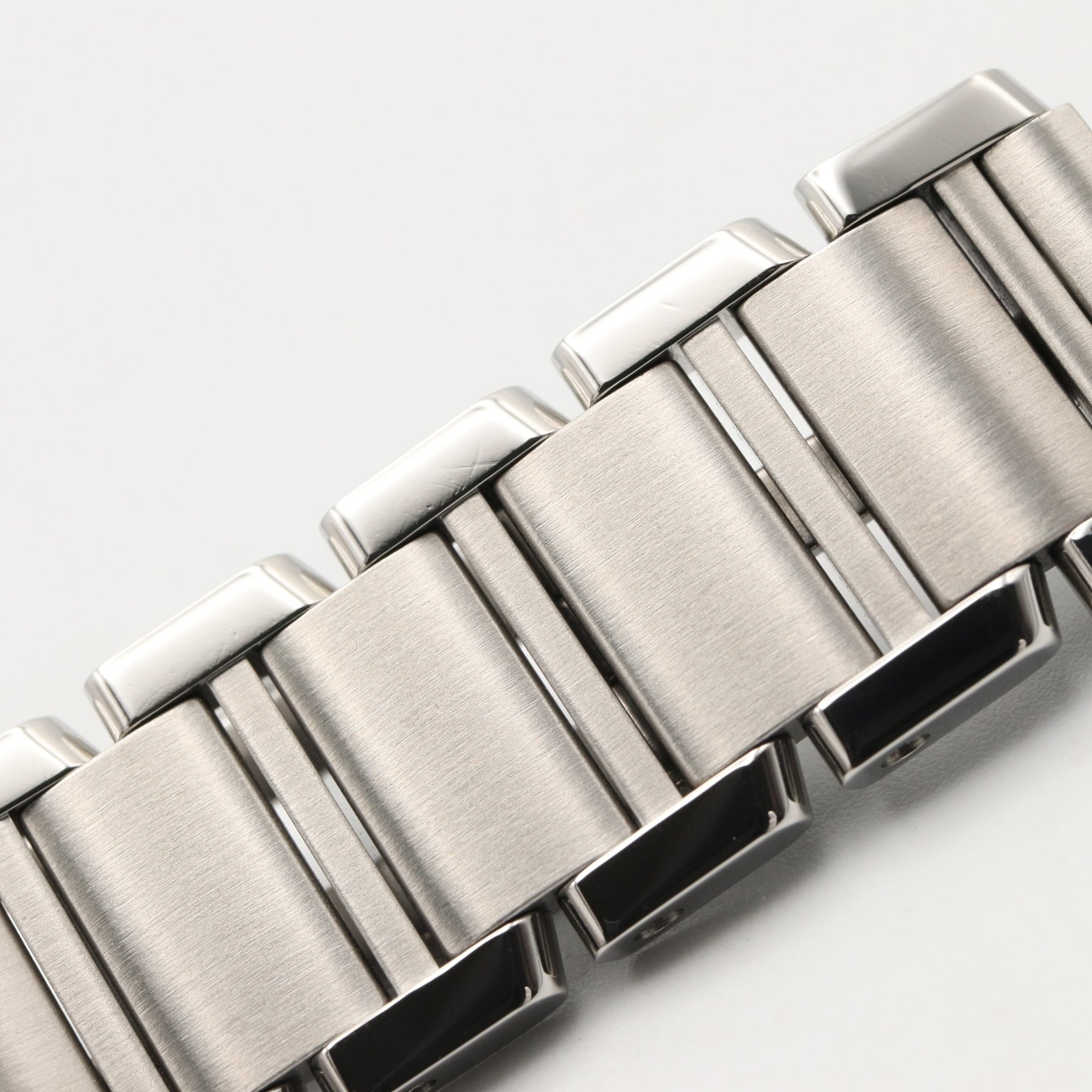 Cartier Tank Française SM Watch, Stainless Steel, Ladies, Pink/Pink Shell, W51028Q3 — Very Good