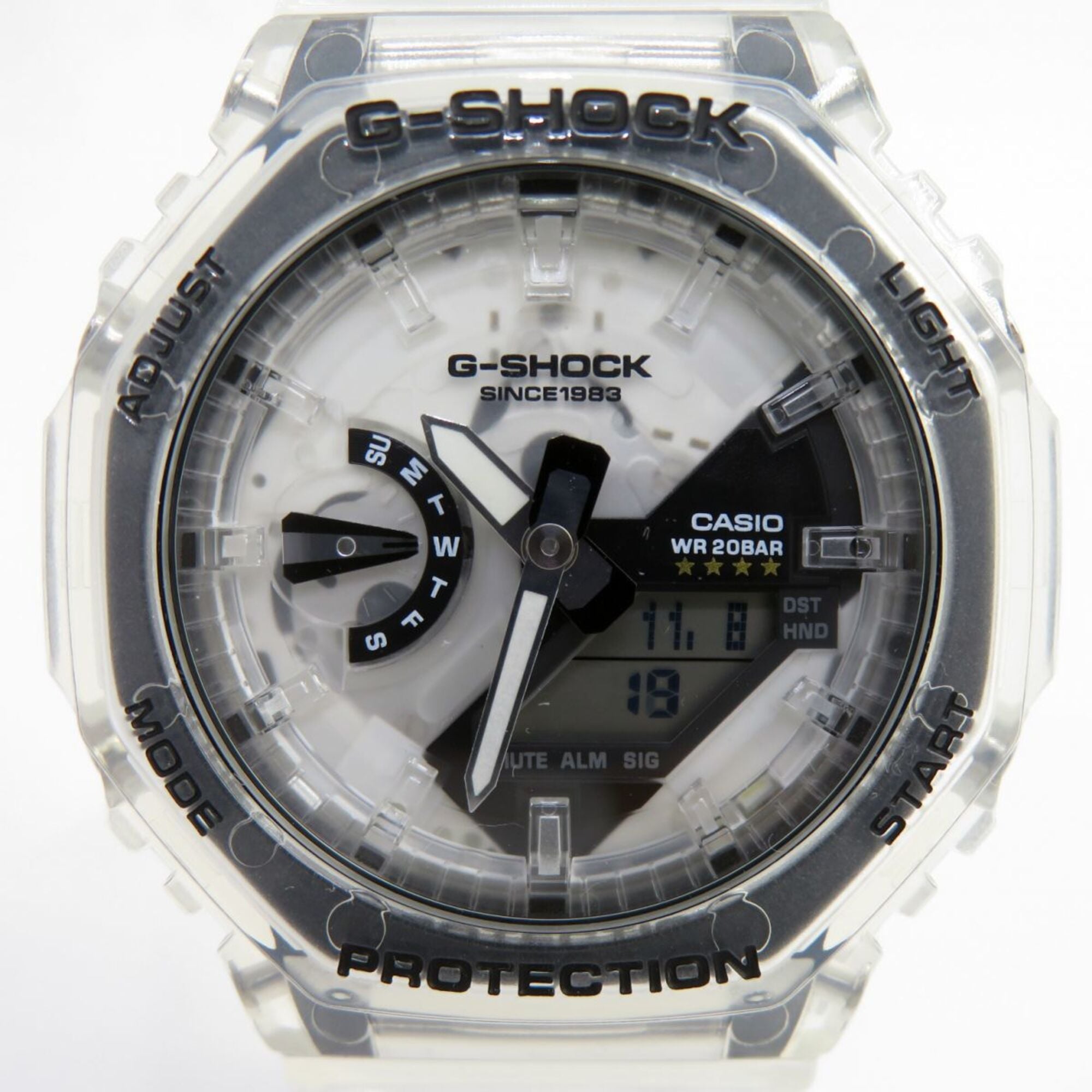 CASIO Casio G-SHOCK 40th Clear Remix Anniversary Limited Model Skeleton Quartz Watch — Very Good
