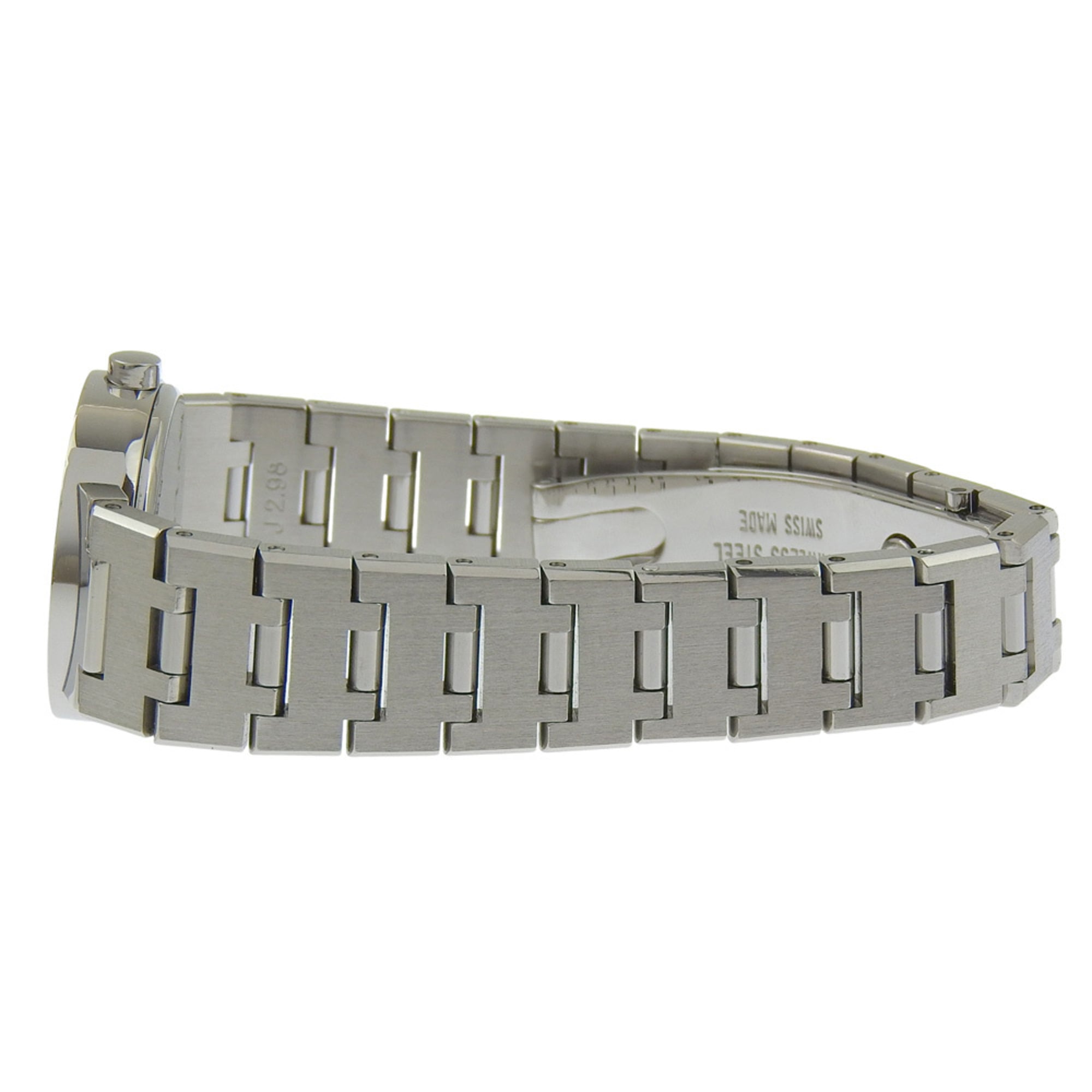 BVLGARI Watch BB23SS Stainless Steel Quartz Analog Display Black Dial Women's — Very Good