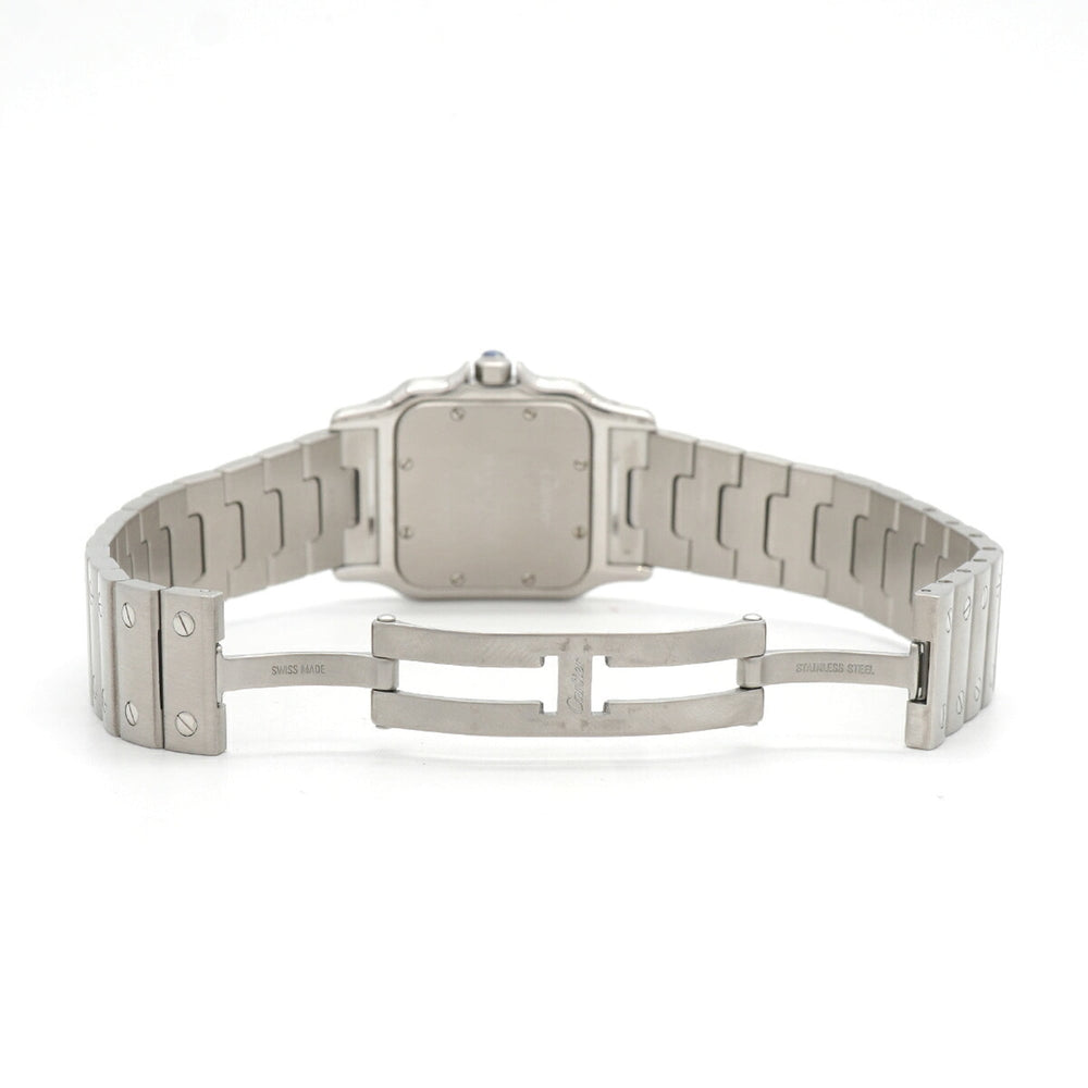 Cartier Santos Galbee LM W20060D6 Ivory Dial Men's Watch — Very Good