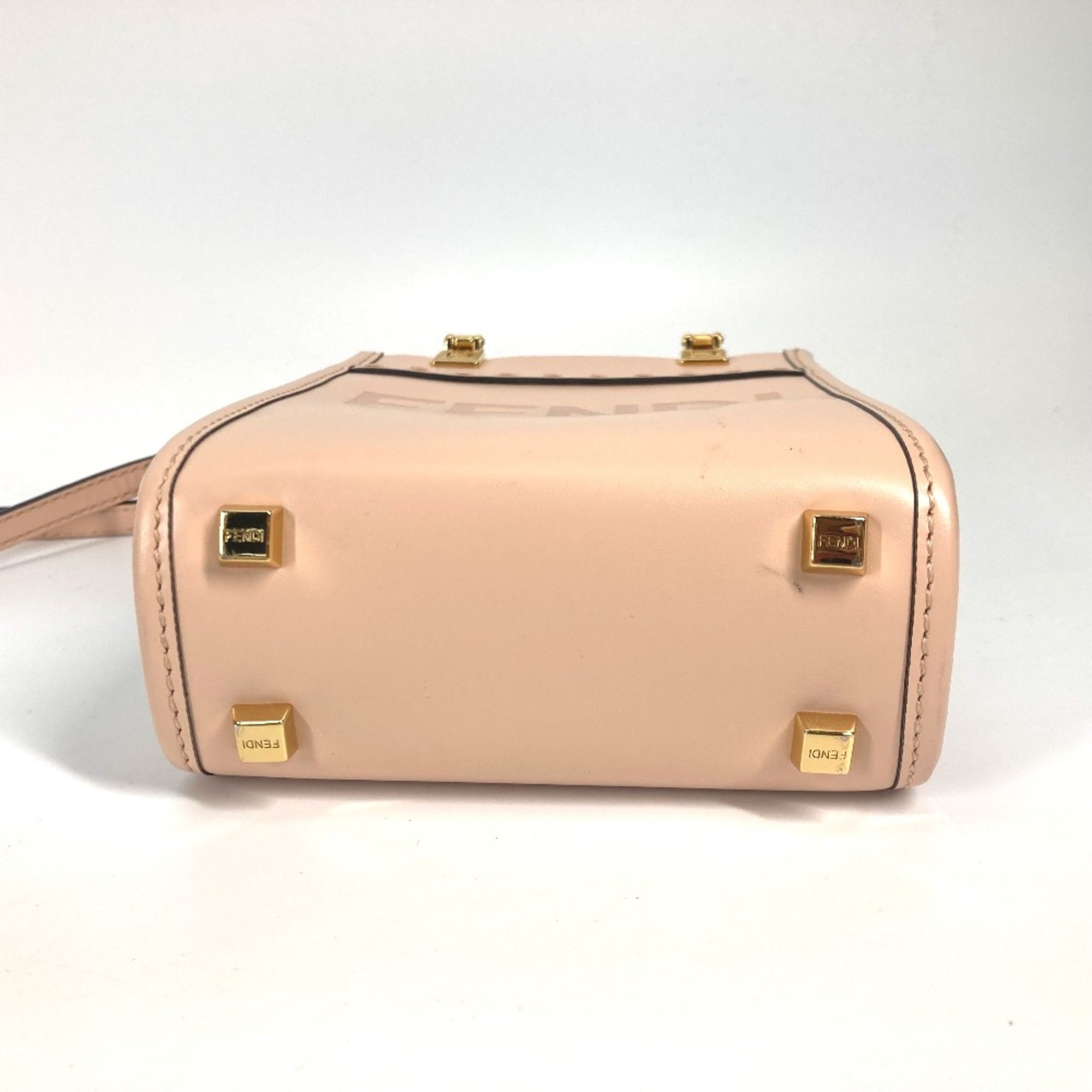Fendi 8BS051 Shoulder Bag Crossbody bag 2WAY Hand Bag BeigeBased — Like New