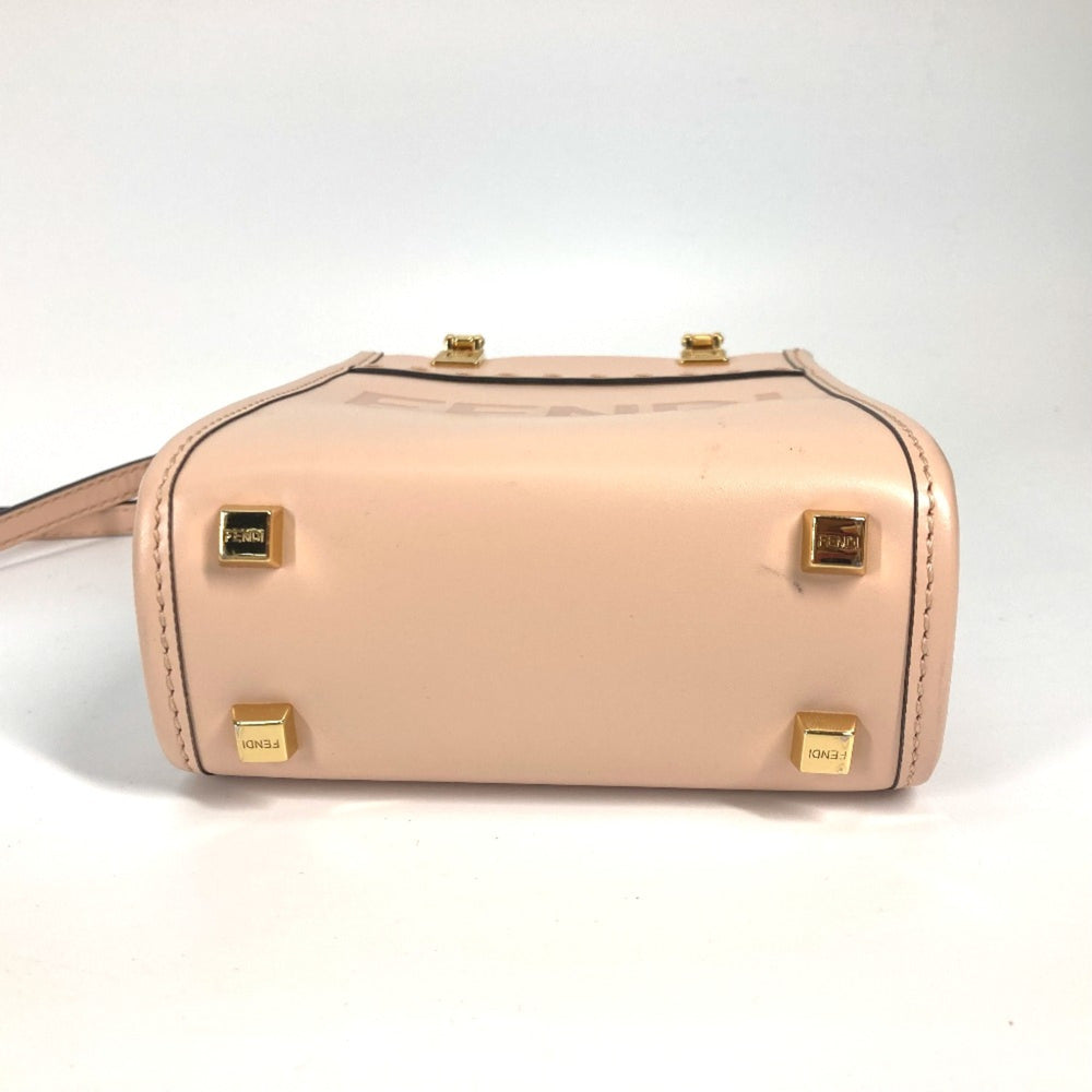 Fendi 8BS051 Shoulder Bag Crossbody bag 2WAY Hand Bag BeigeBased — Like New